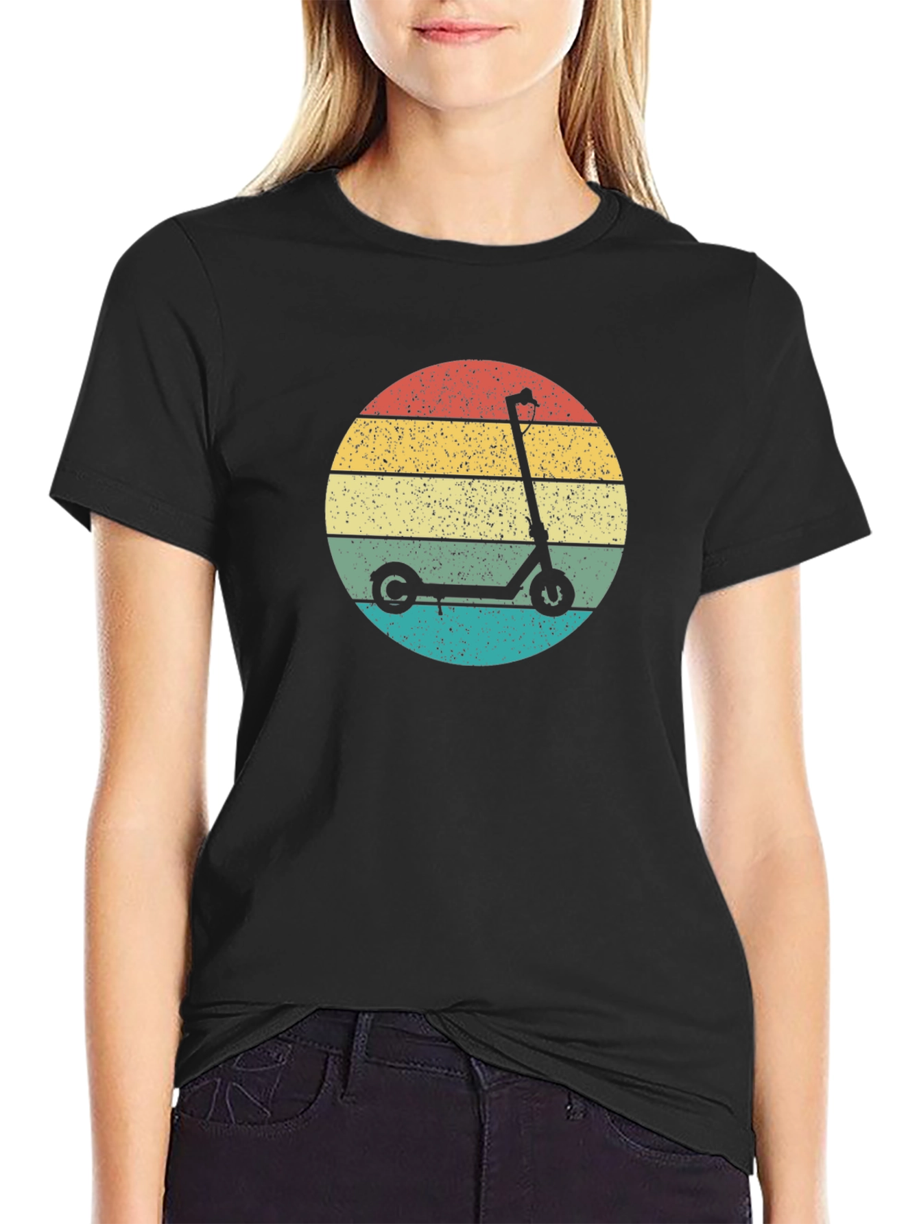 Retro Scooter T-Shirt - Stylish & Comfortable