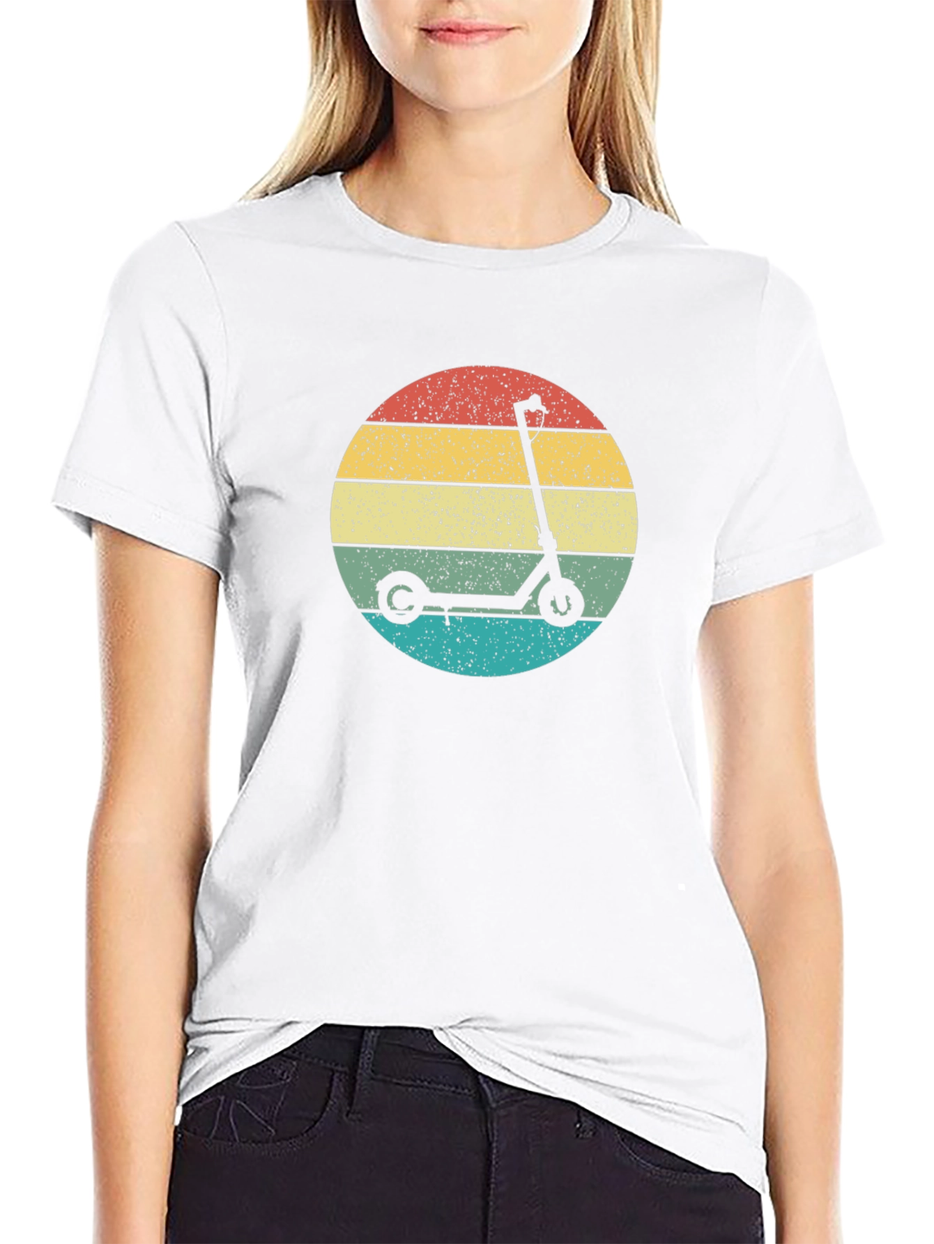 Retro Scooter T-Shirt - Stylish & Comfortable