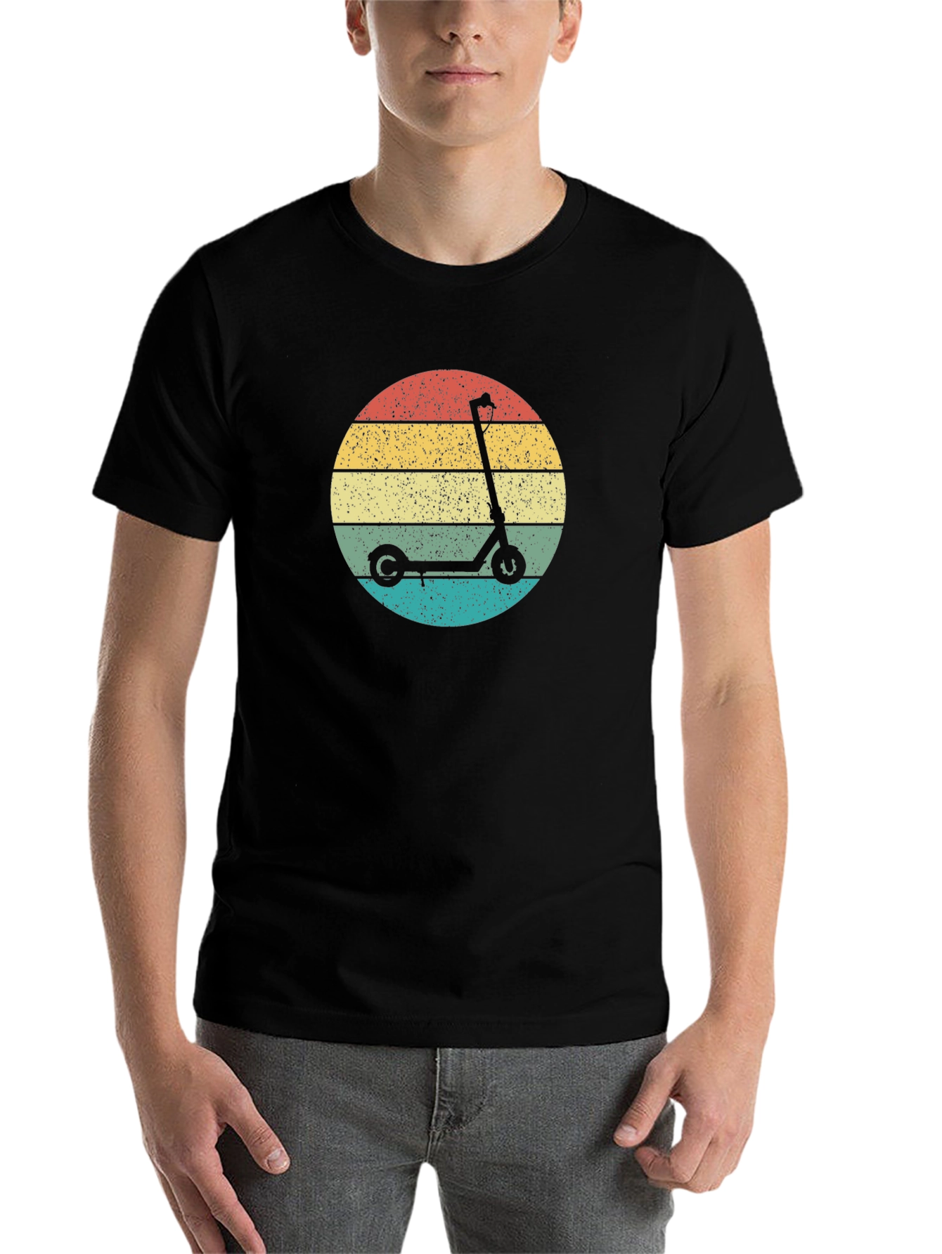 Retro Scooter T-Shirt - Stylish & Comfortable