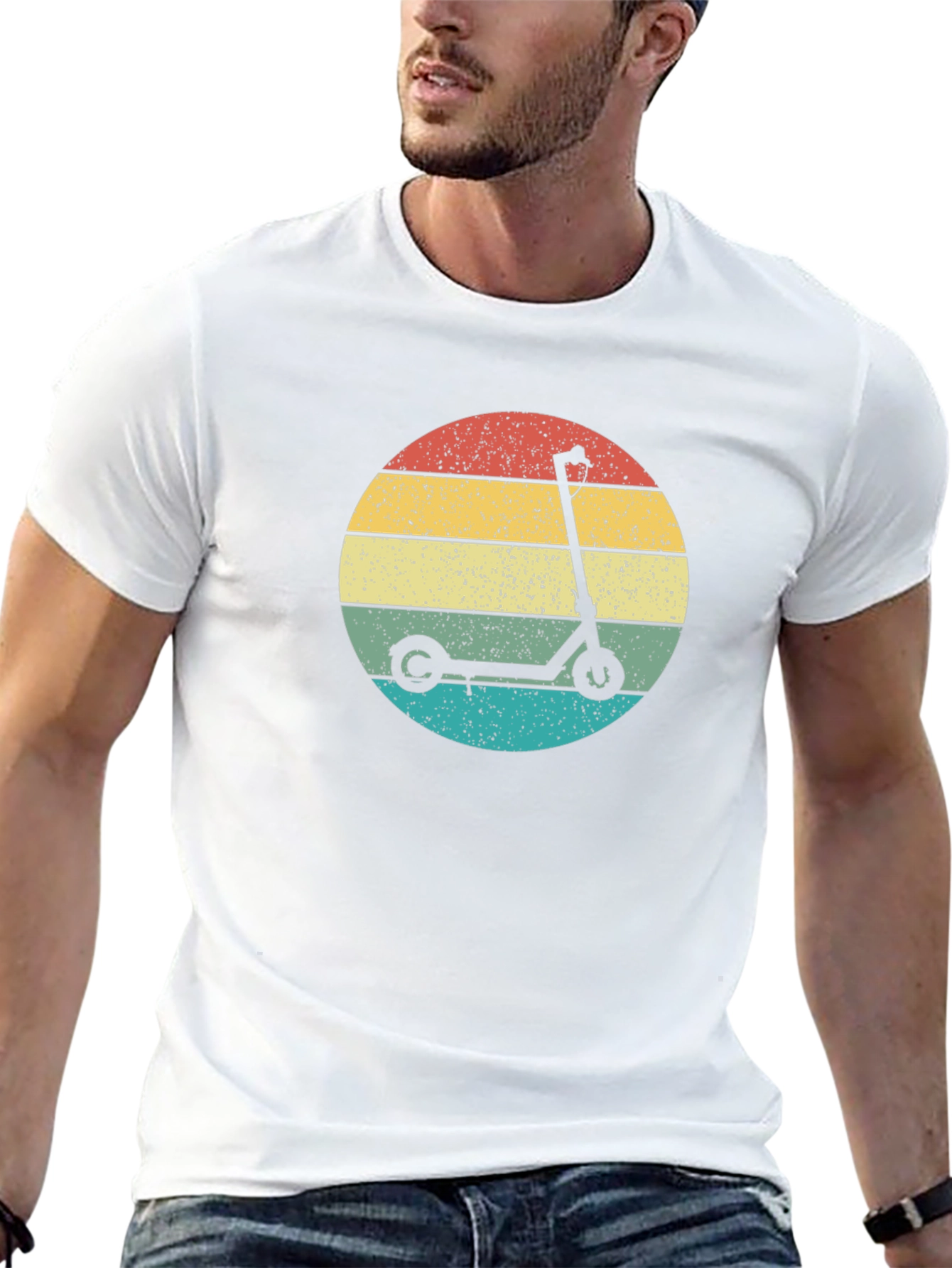 Retro Scooter T-Shirt - Stylish & Comfortable