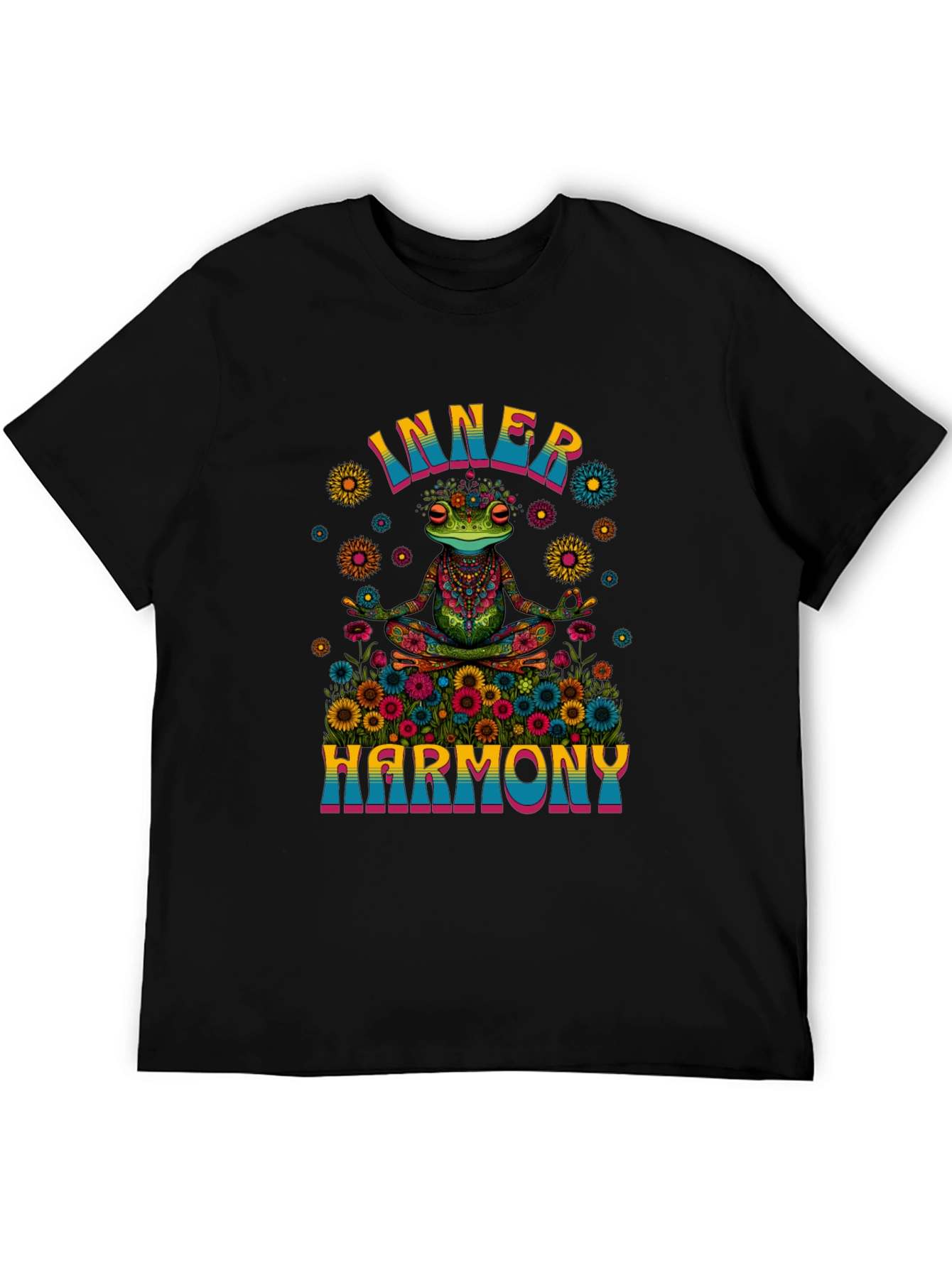 Inner Harmony Frog Graphic T-Shirt