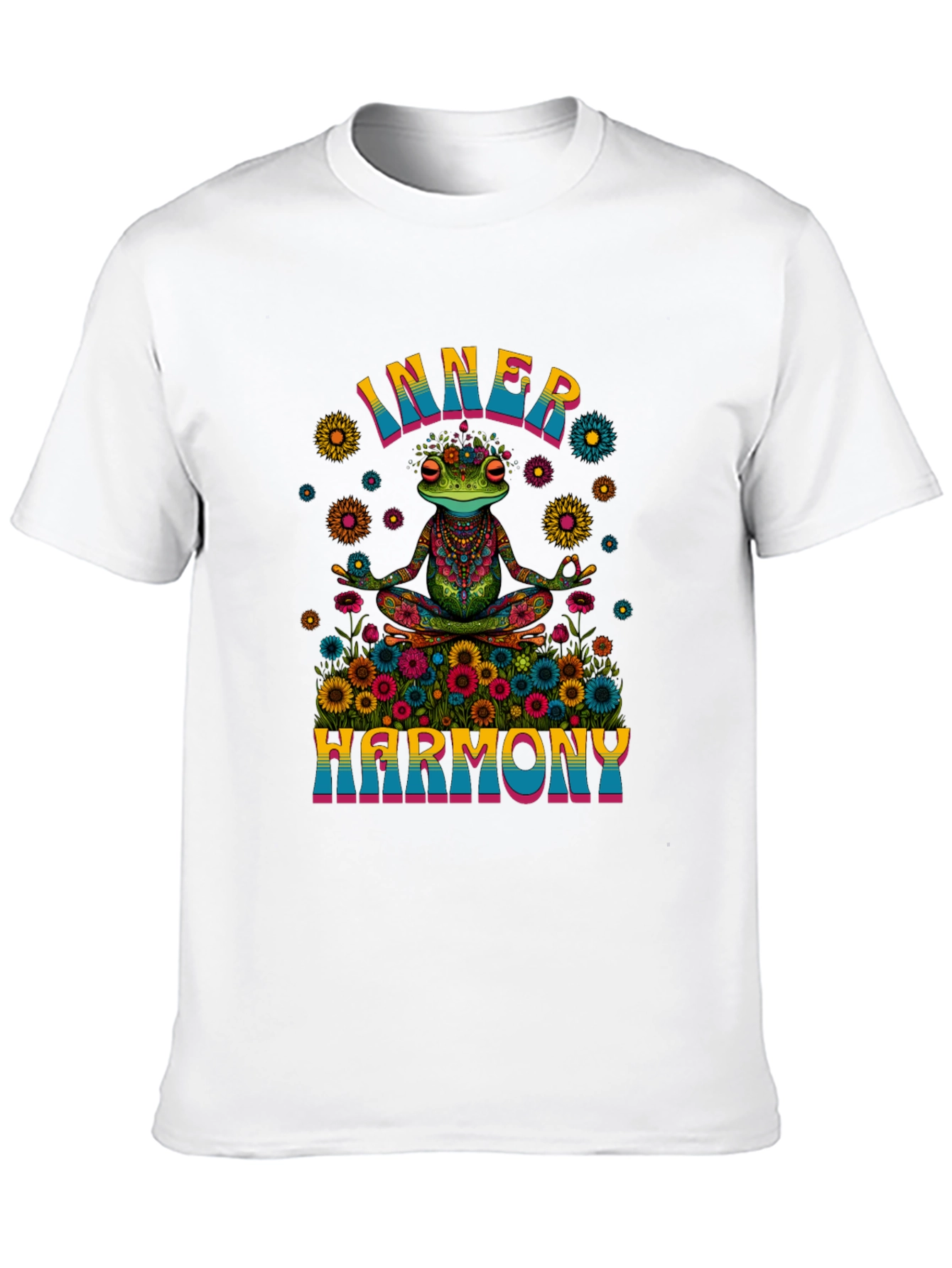 Inner Harmony Frog Graphic T-Shirt