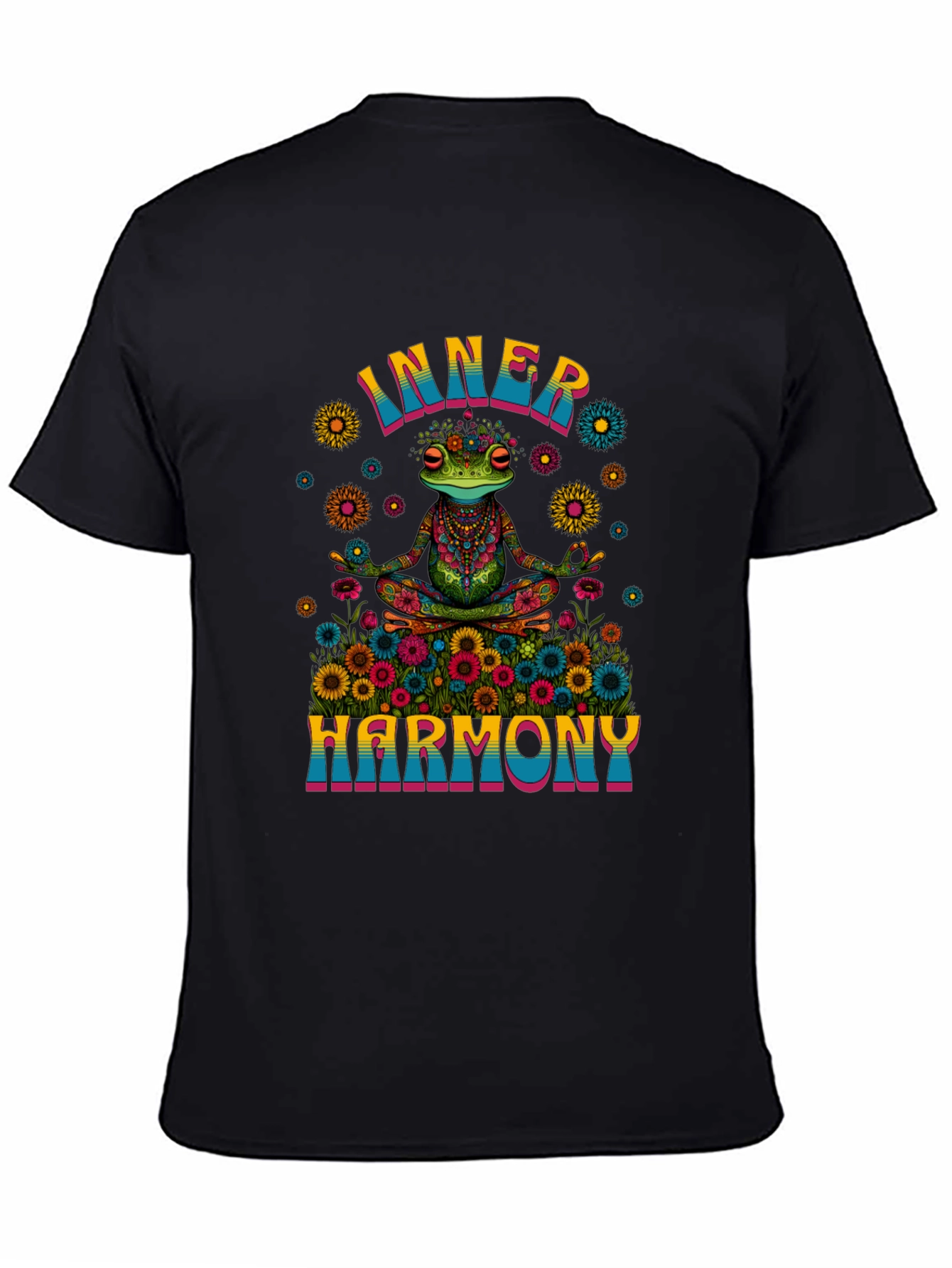 Inner Harmony Frog Graphic T-Shirt