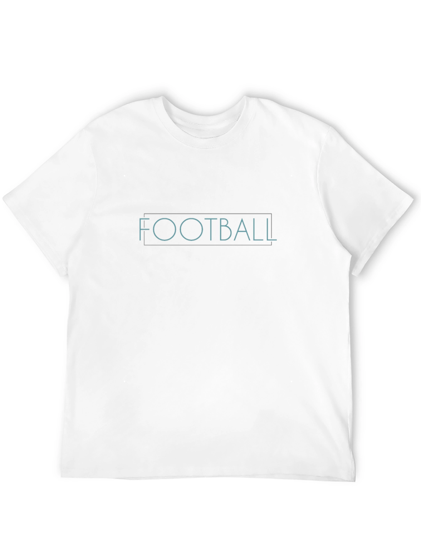 Football Graphic Print Crew Neck T-Shirt