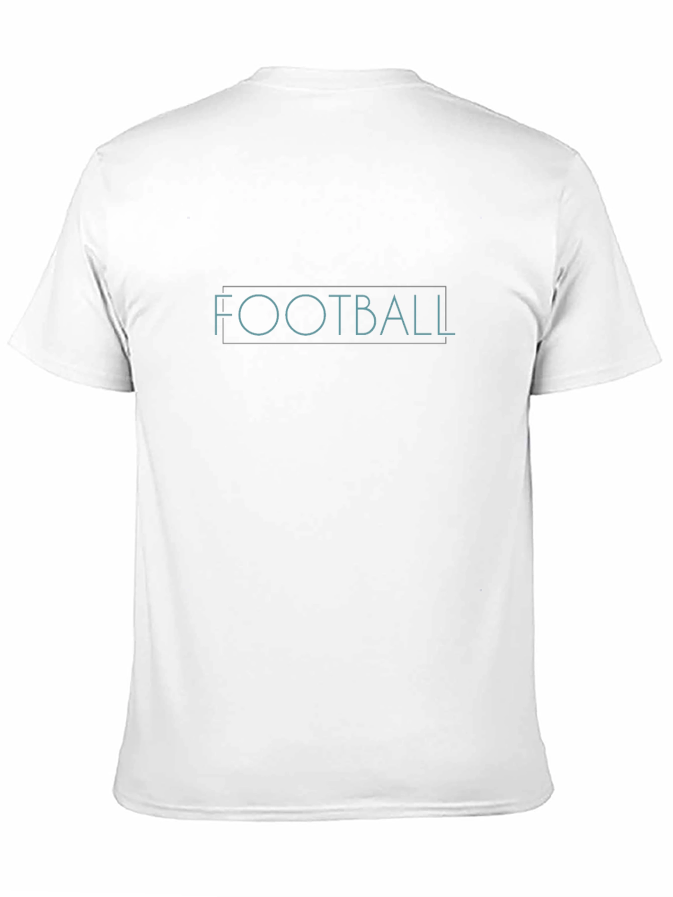 Football Graphic Print Crew Neck T-Shirt
