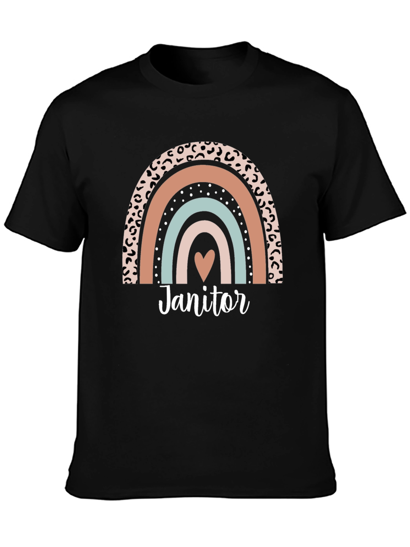 Janitor Rainbow Graphic T-Shirt