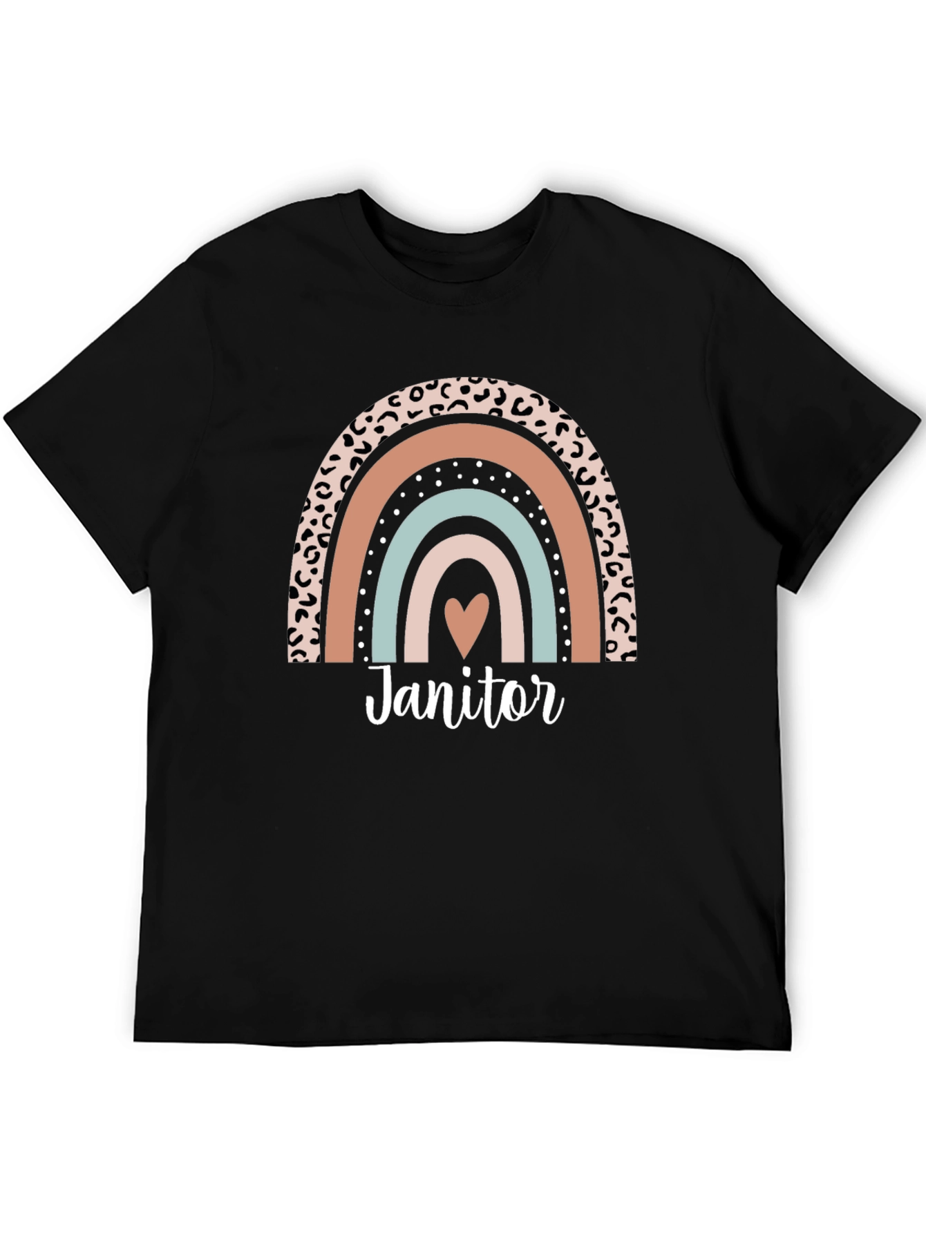 Janitor Rainbow Graphic T-Shirt
