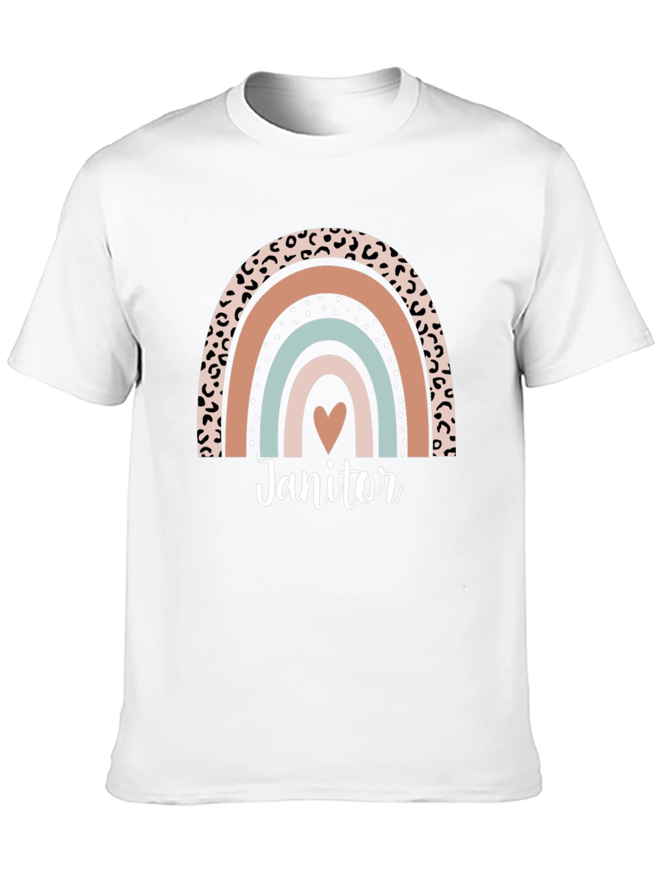 Janitor Rainbow Graphic T-Shirt