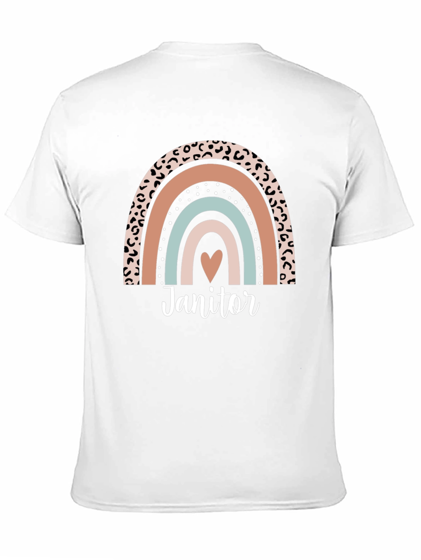 Janitor Rainbow Graphic T-Shirt