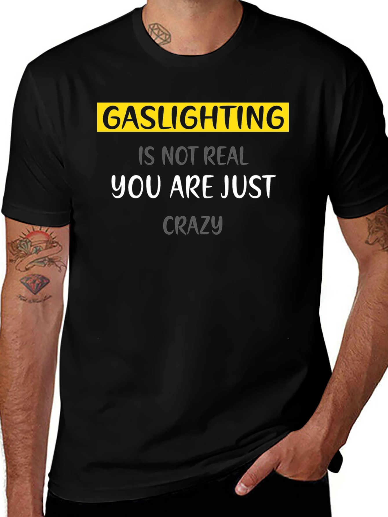 Gaslighting Is Not Real Graphic T-Shirt