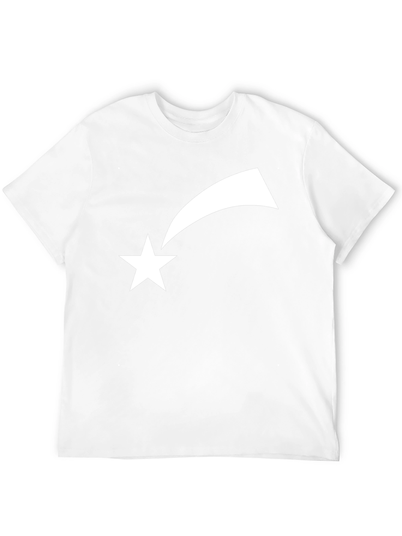 Shooting Star Graphic Tee - Black Cotton