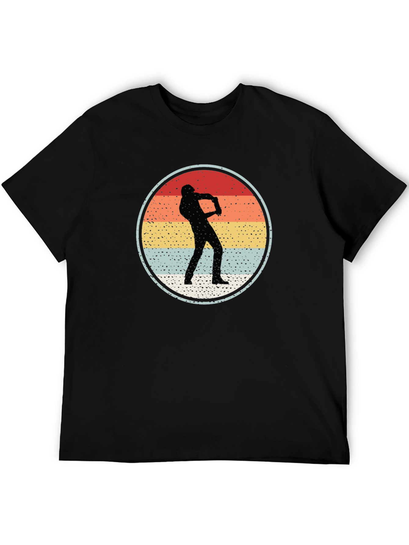 Retro Saxophone Player Graphic Tee