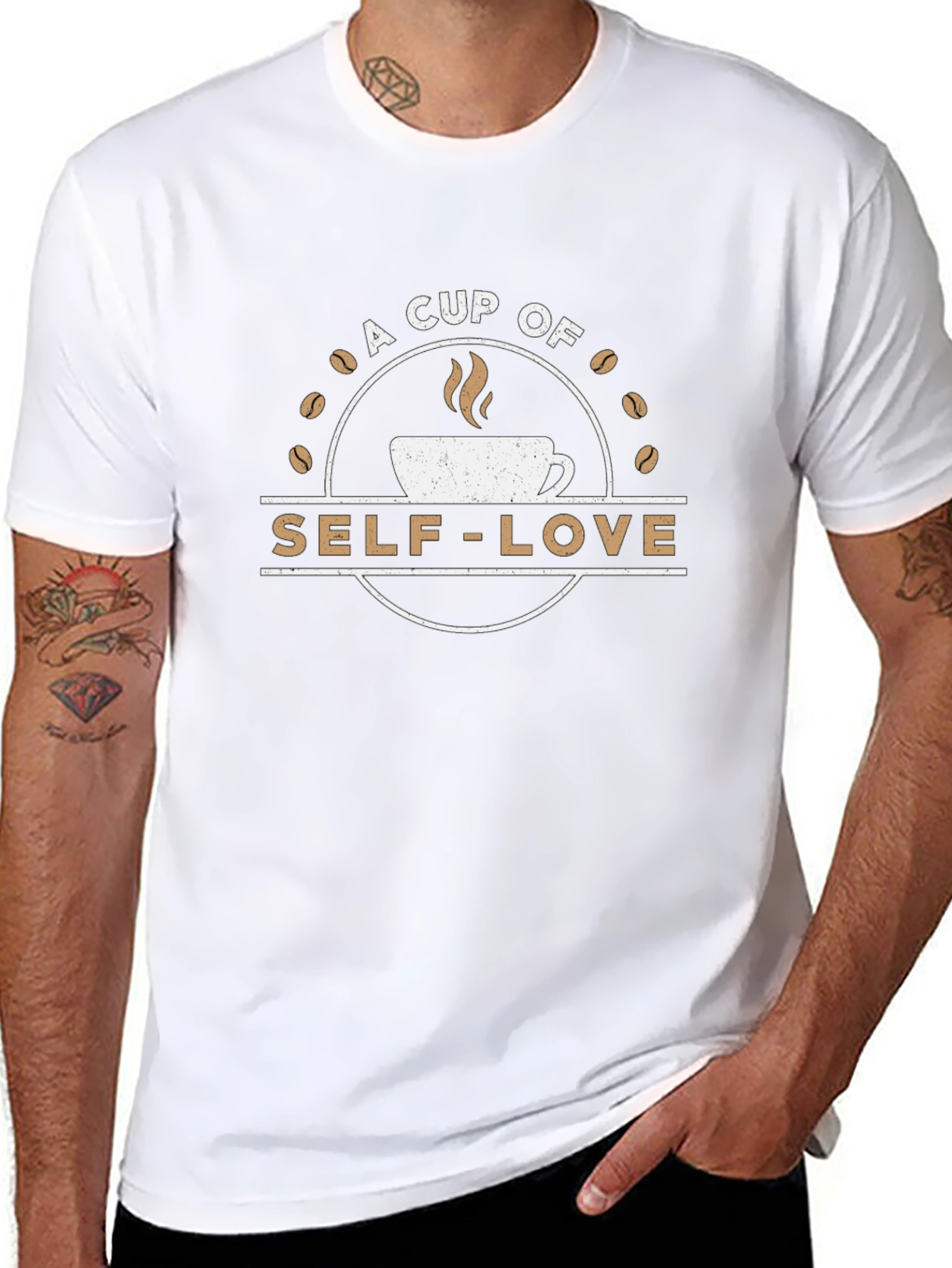 Self-Love Coffee Cup Graphic Tee