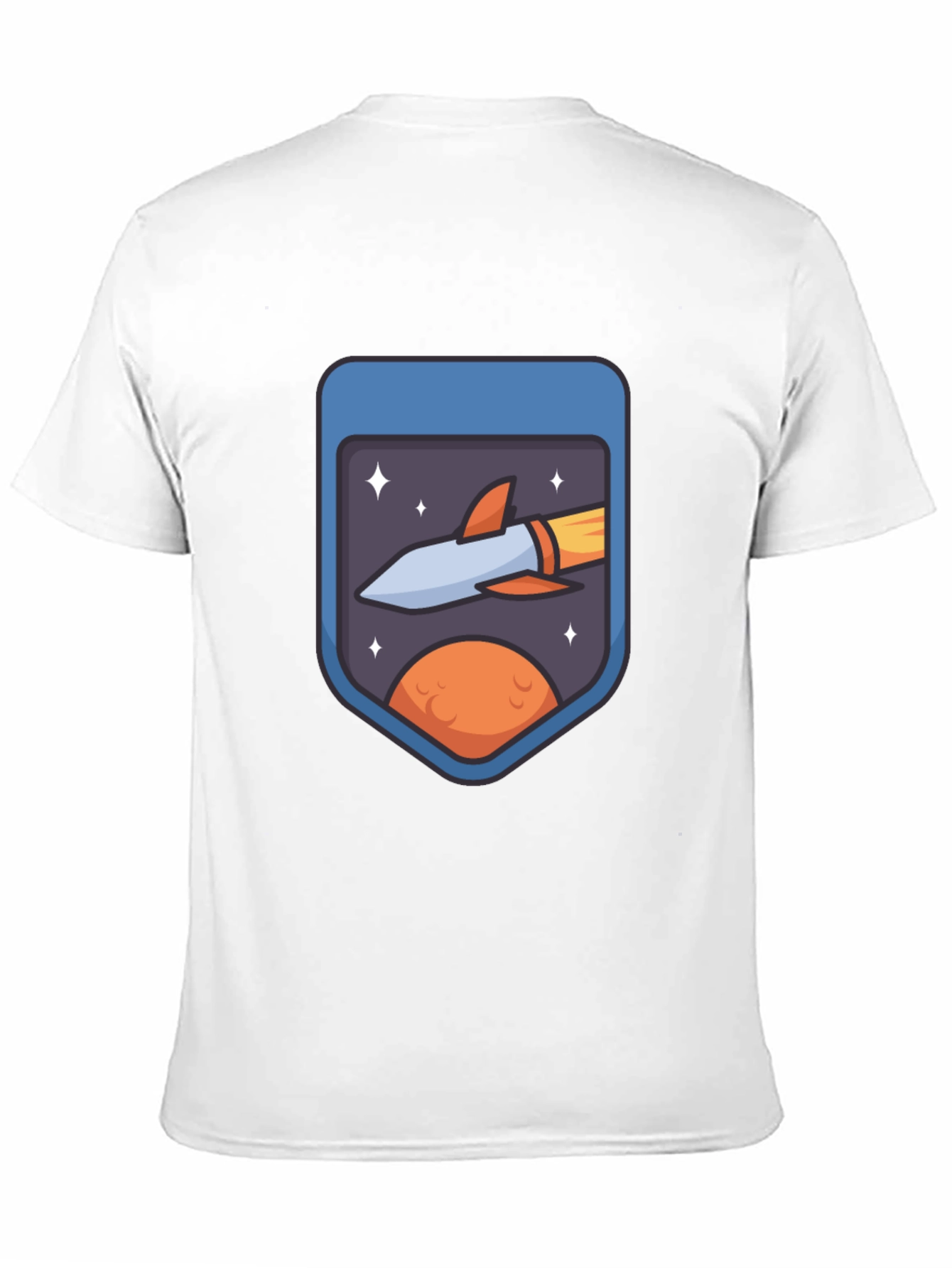 Rocket Badge Graphic Tee - Space Adventure Shirt