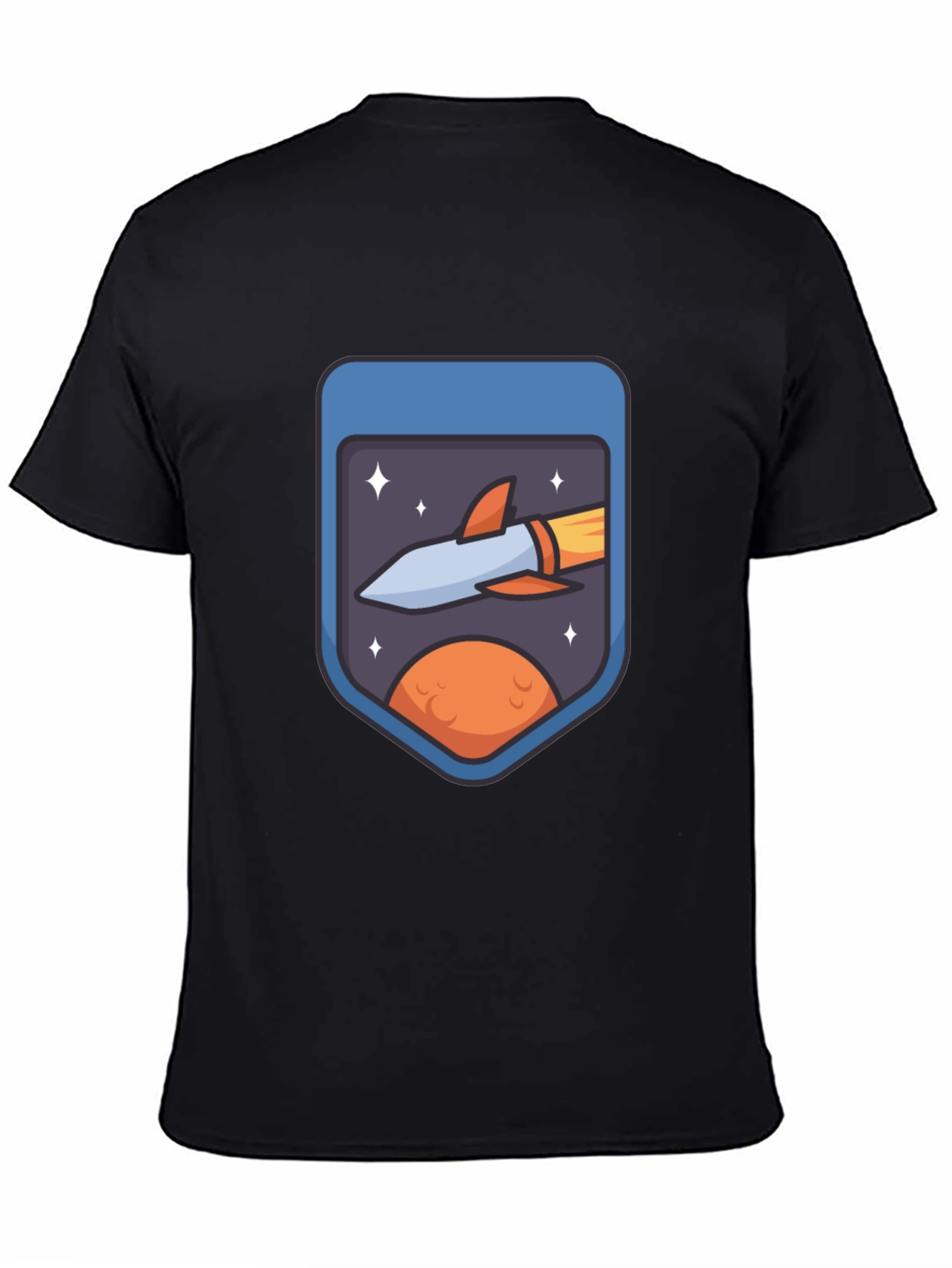 Rocket Badge Graphic Tee - Space Adventure Shirt