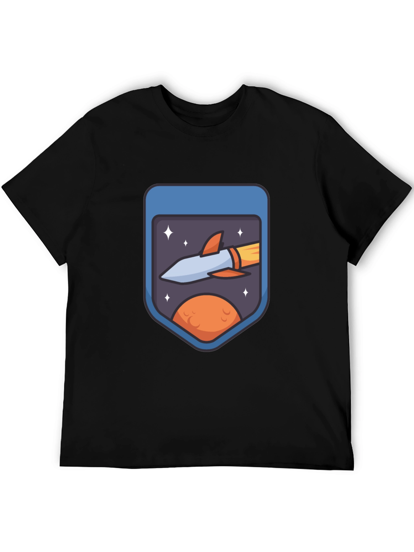 Rocket Badge Graphic Tee - Space Adventure Shirt