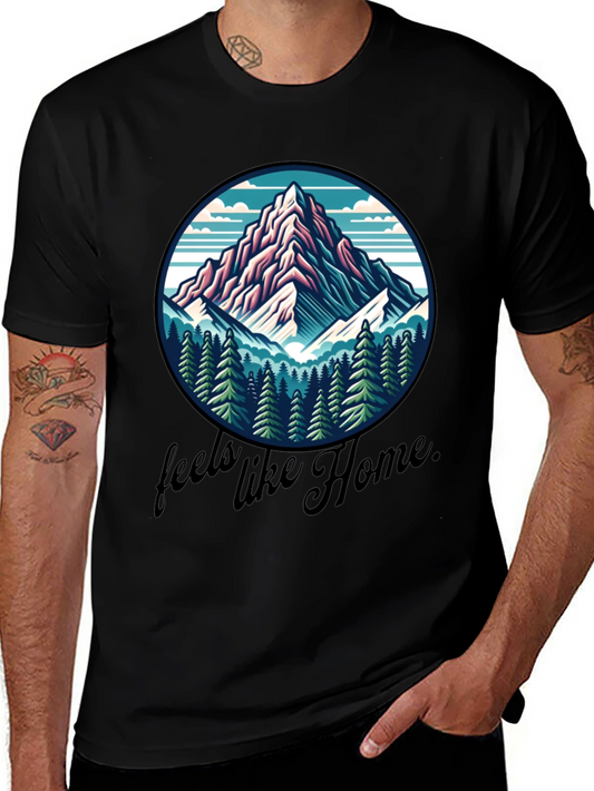 Mountain Feels Like Home Graphic Tee