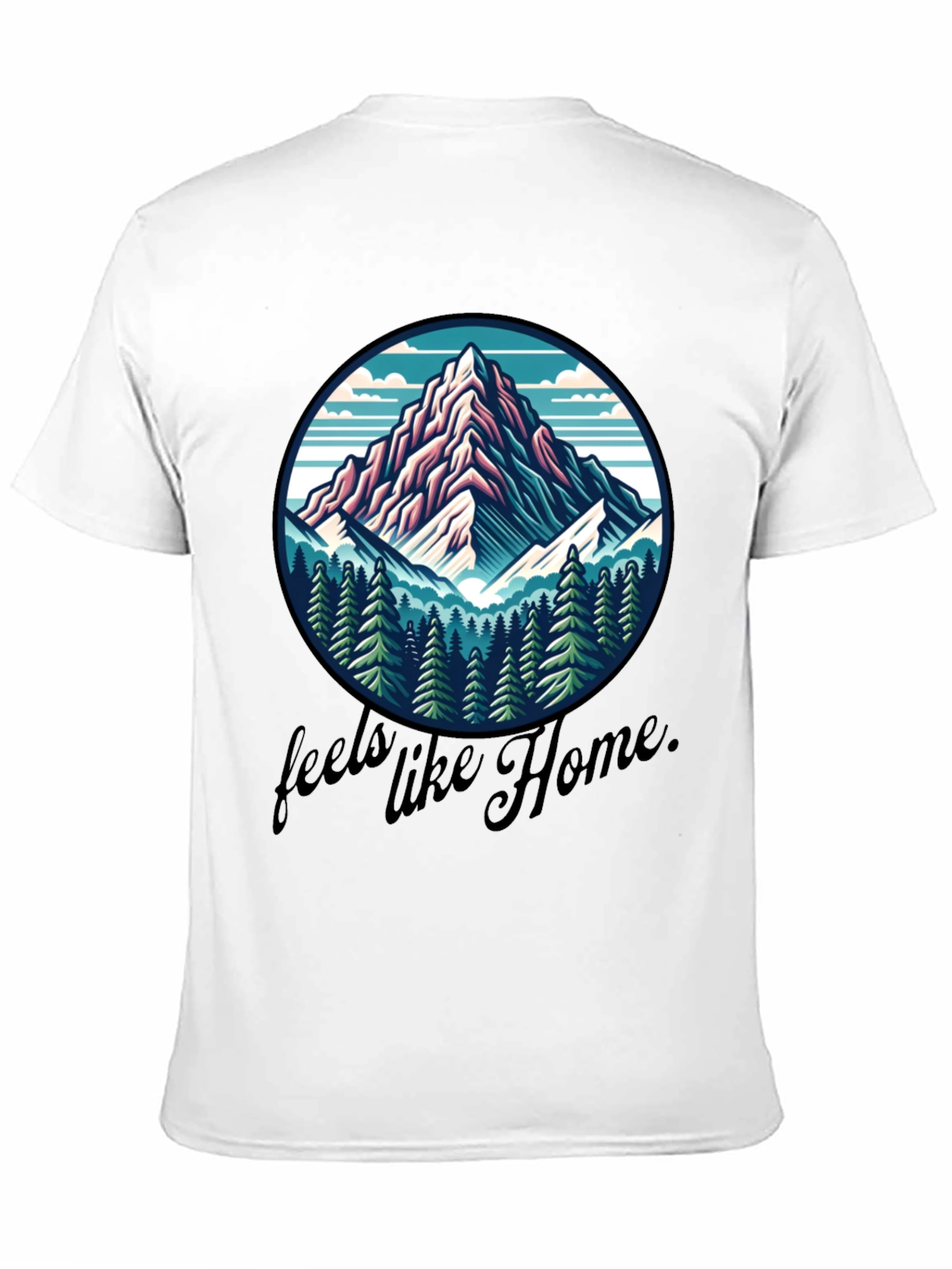 Mountain Feels Like Home Graphic Tee