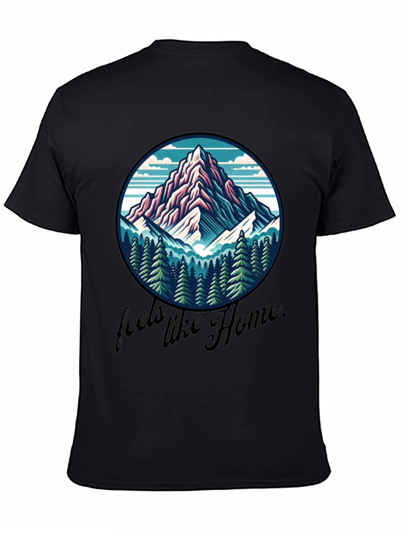 Mountain Feels Like Home Graphic Tee
