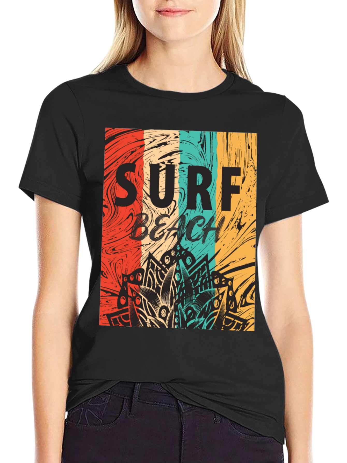 Surf Beach Graphic Tee