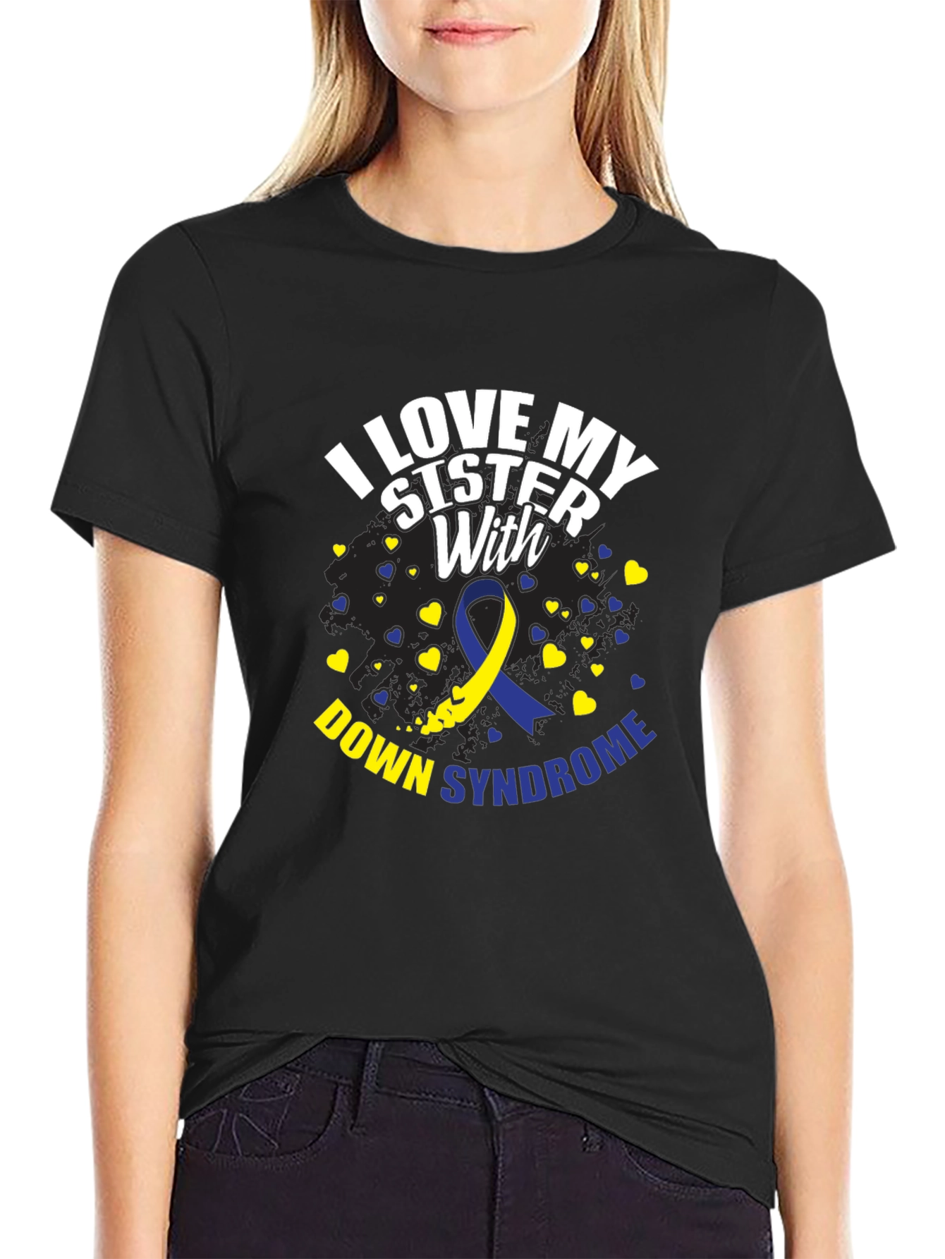 I Love My Sister With Down Syndrome T-Shirt