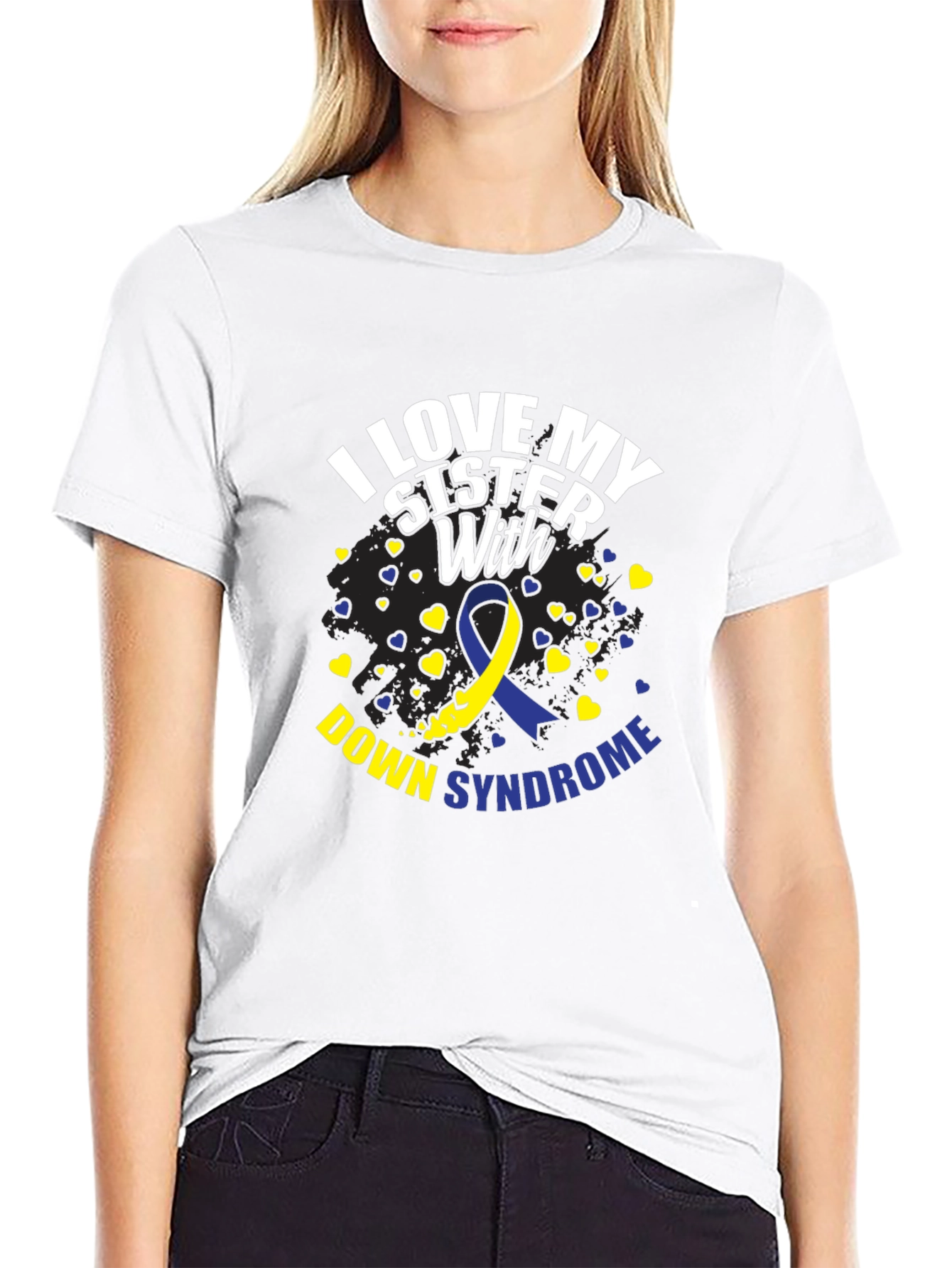 I Love My Sister With Down Syndrome T-Shirt