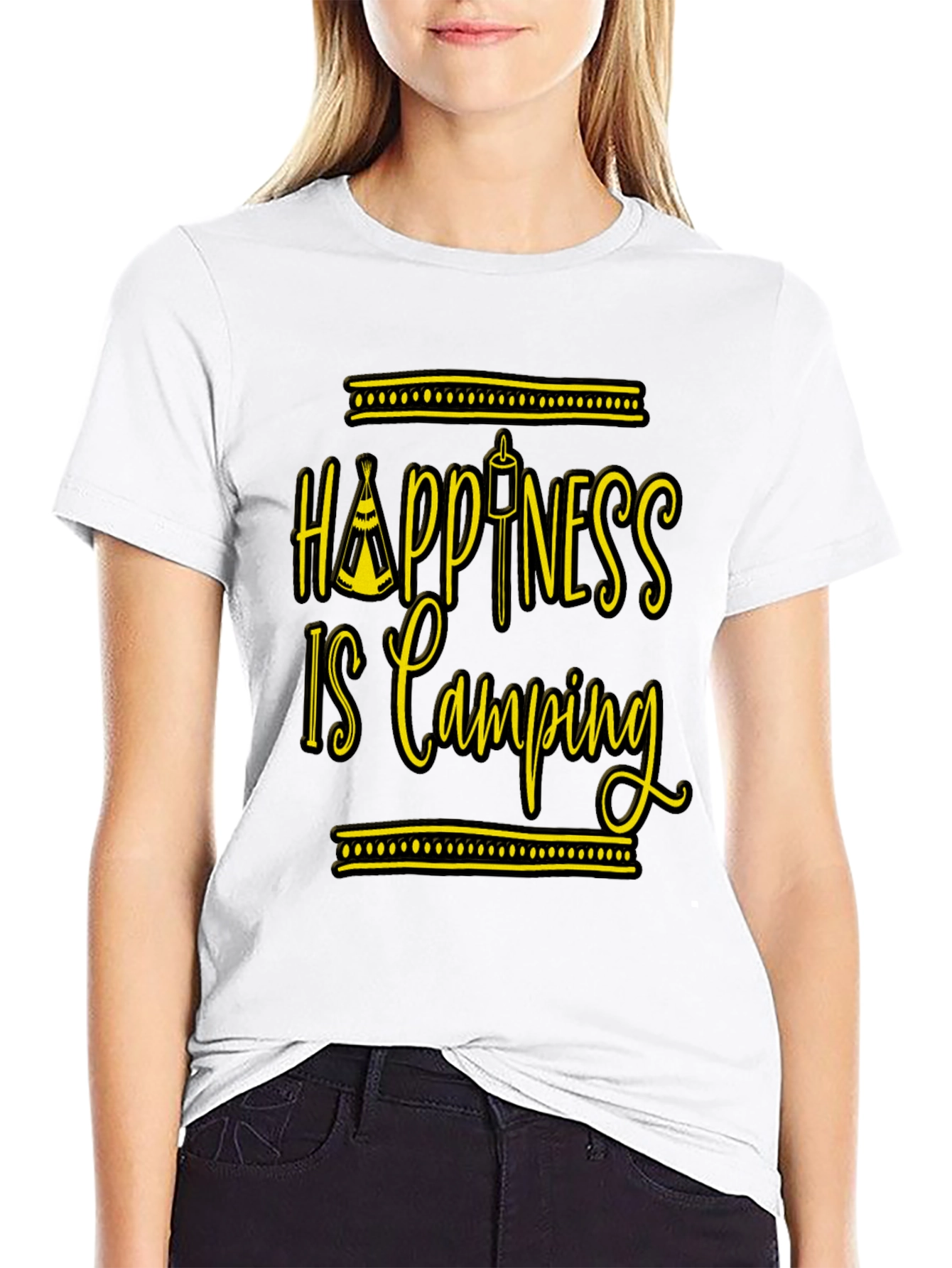Happiness is Camping Graphic Tee