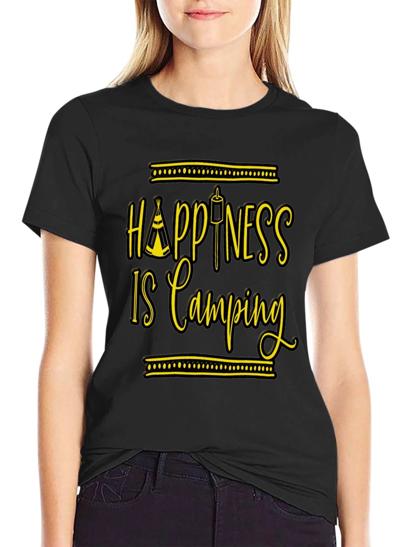 Happiness is Camping Graphic Tee