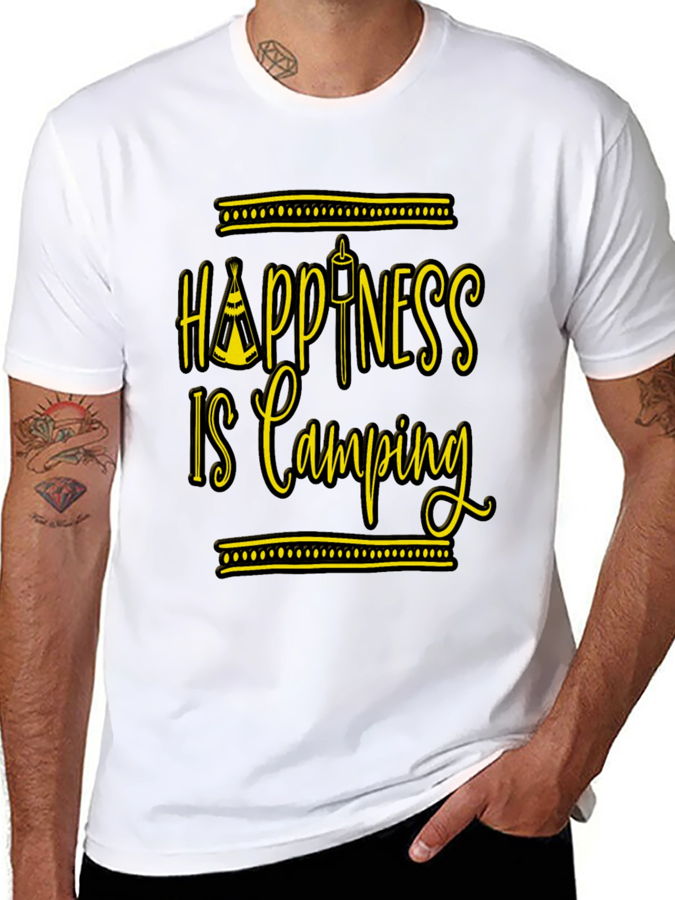 Happiness is Camping Graphic Tee