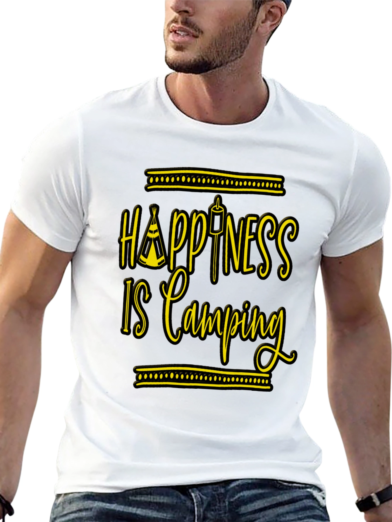 Happiness is Camping Graphic Tee
