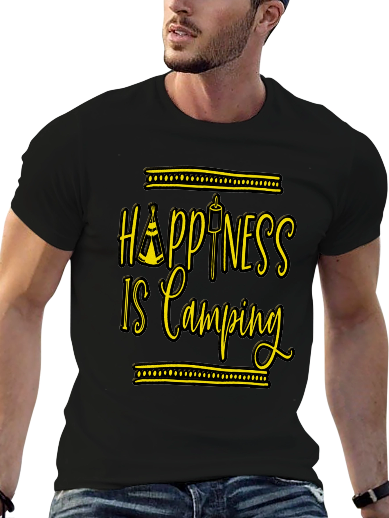 Happiness is Camping Graphic Tee