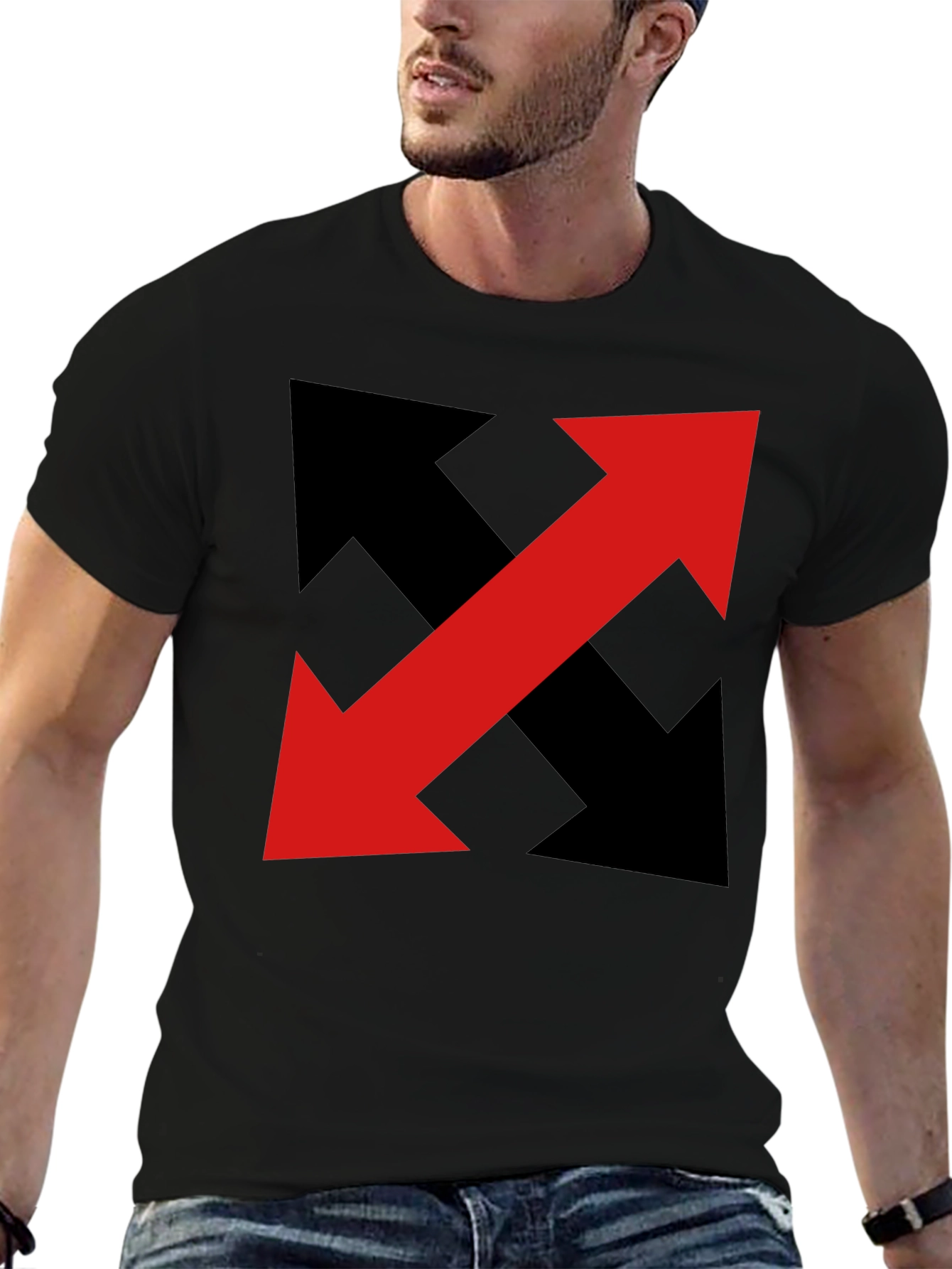 Arrow T-Shirt - Bold Graphic Print