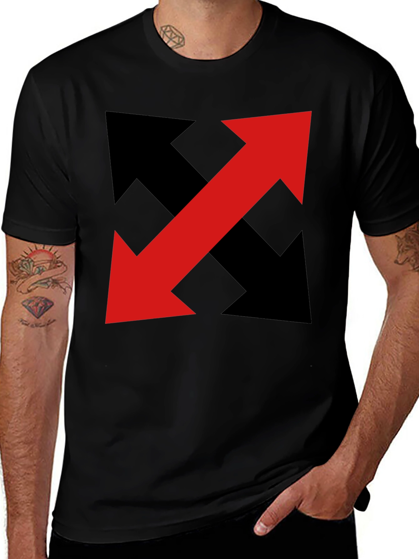 Arrow T-Shirt - Bold Graphic Print