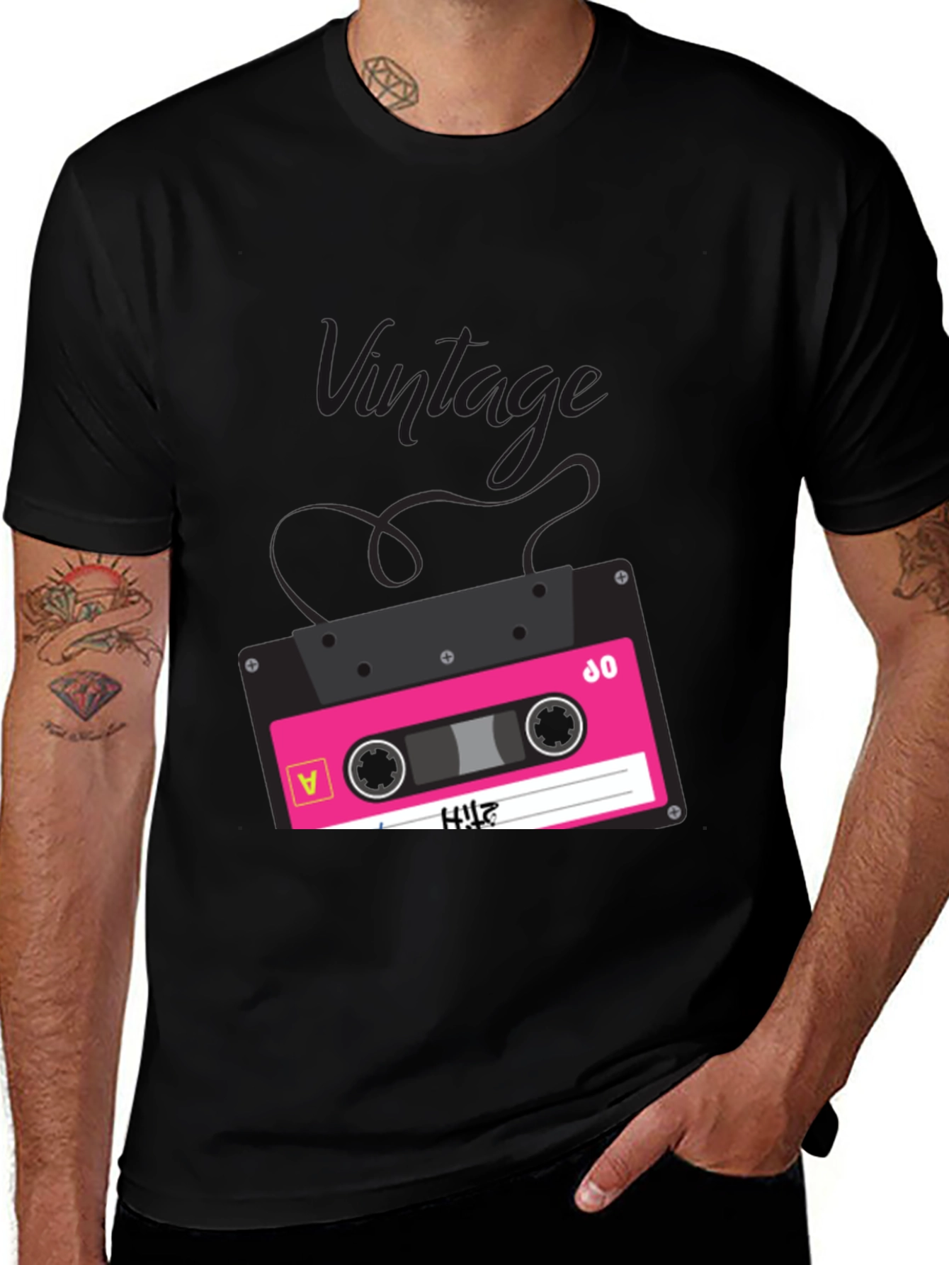 Retro Mixtape Graphic T-Shirt