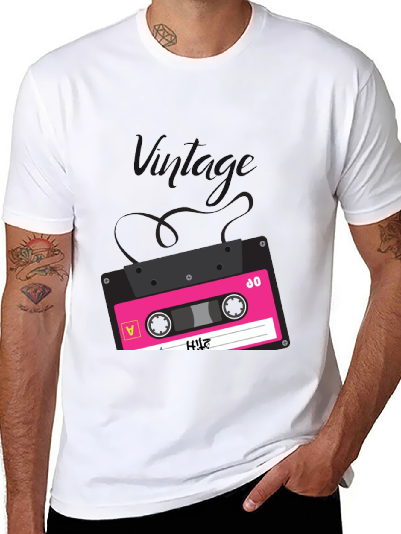 Retro Mixtape Graphic T-Shirt