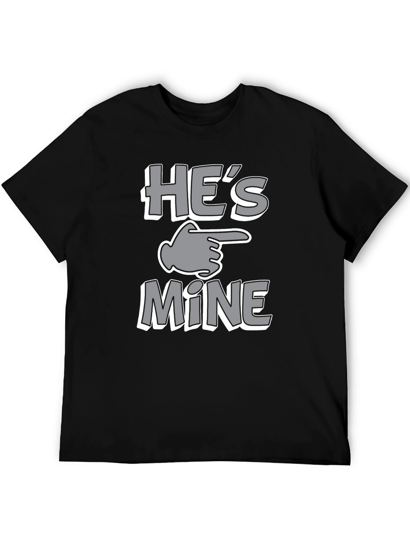 Hes Mine T-Shirt - Funny Couples Matching Tee