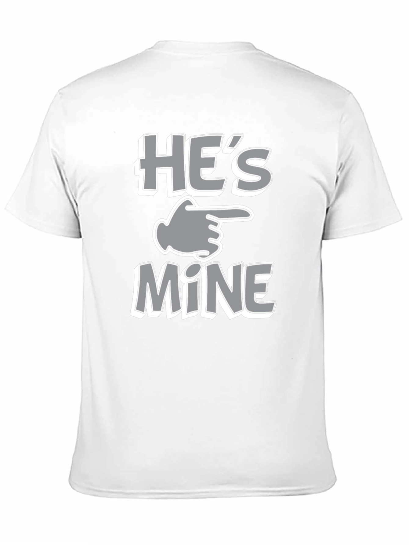 Hes Mine T-Shirt - Funny Couples Matching Tee