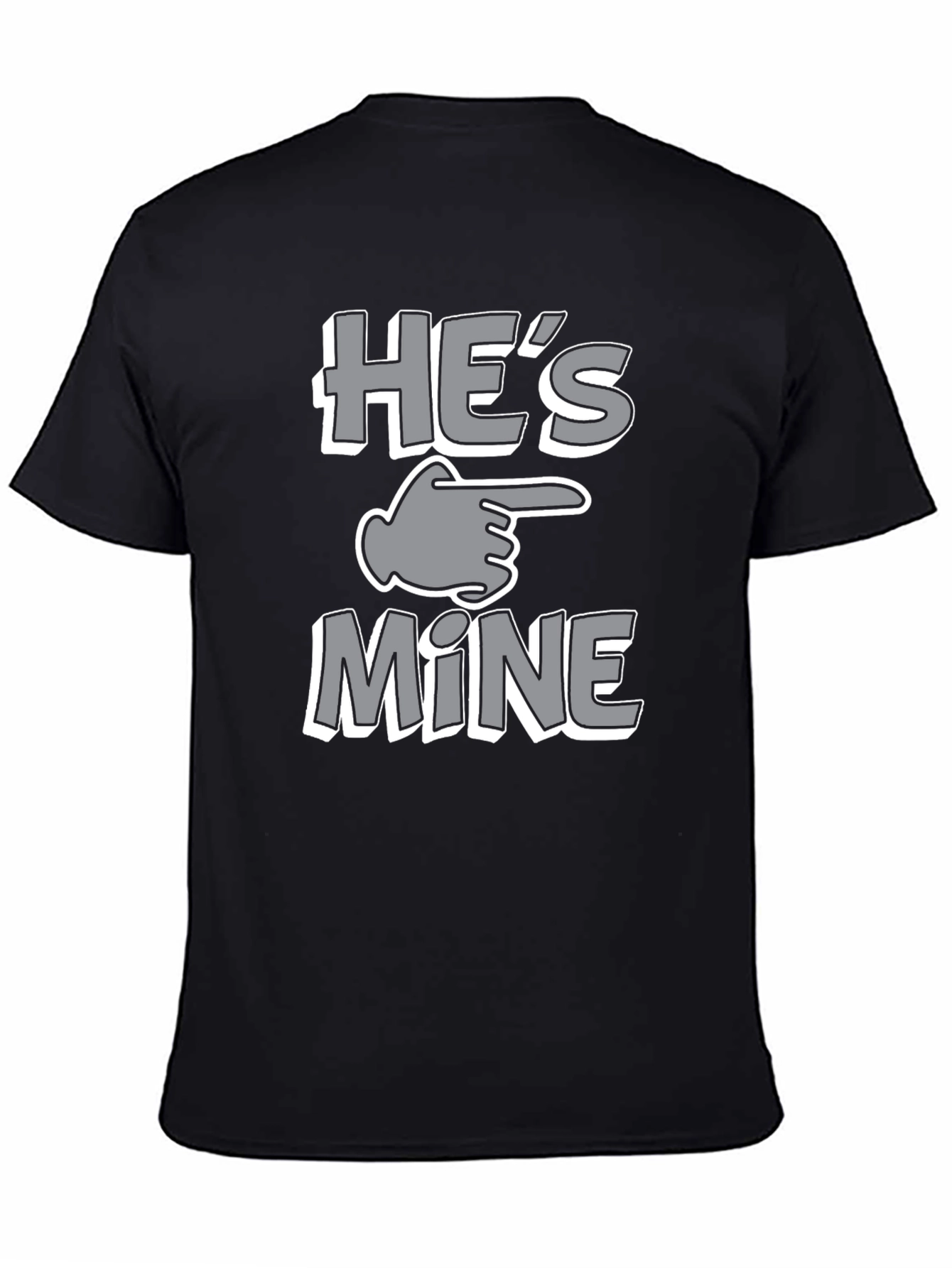 Hes Mine T-Shirt - Funny Couples Matching Tee