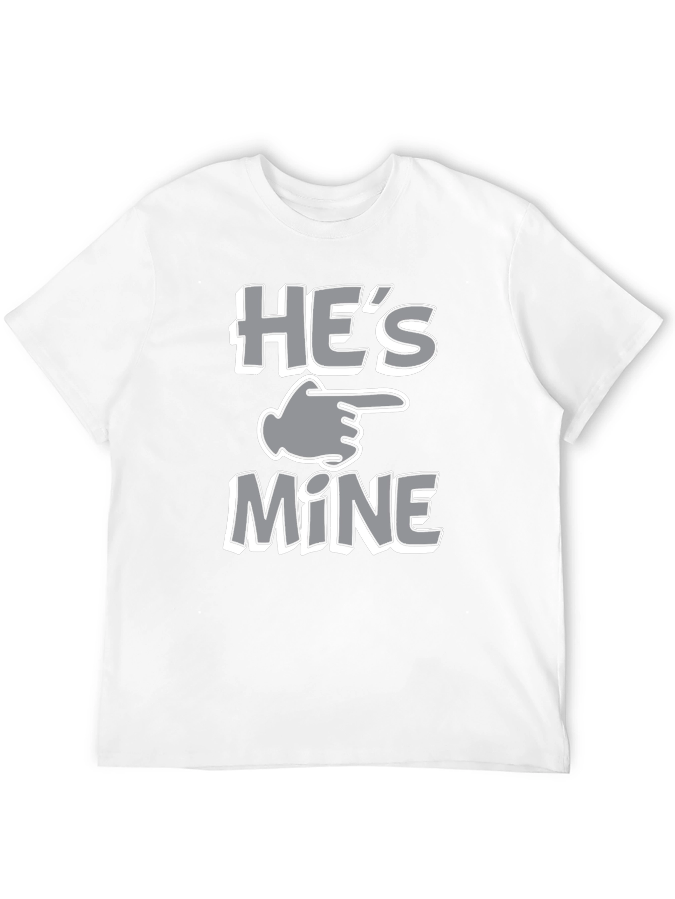 Hes Mine T-Shirt - Funny Couples Matching Tee