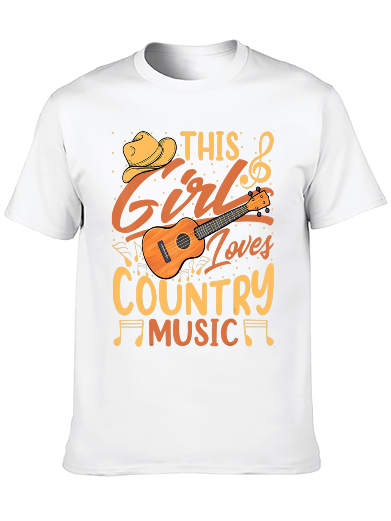 This Girl Loves Country Music Graphic Tee