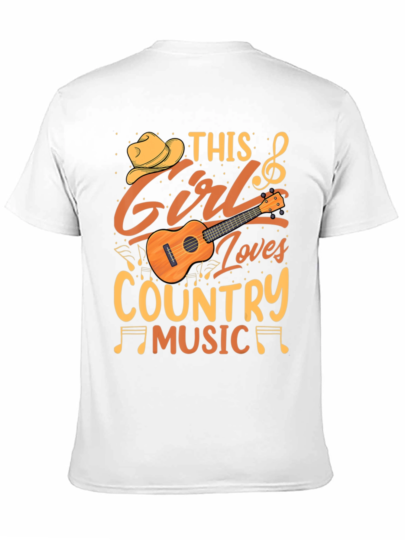 This Girl Loves Country Music Graphic Tee
