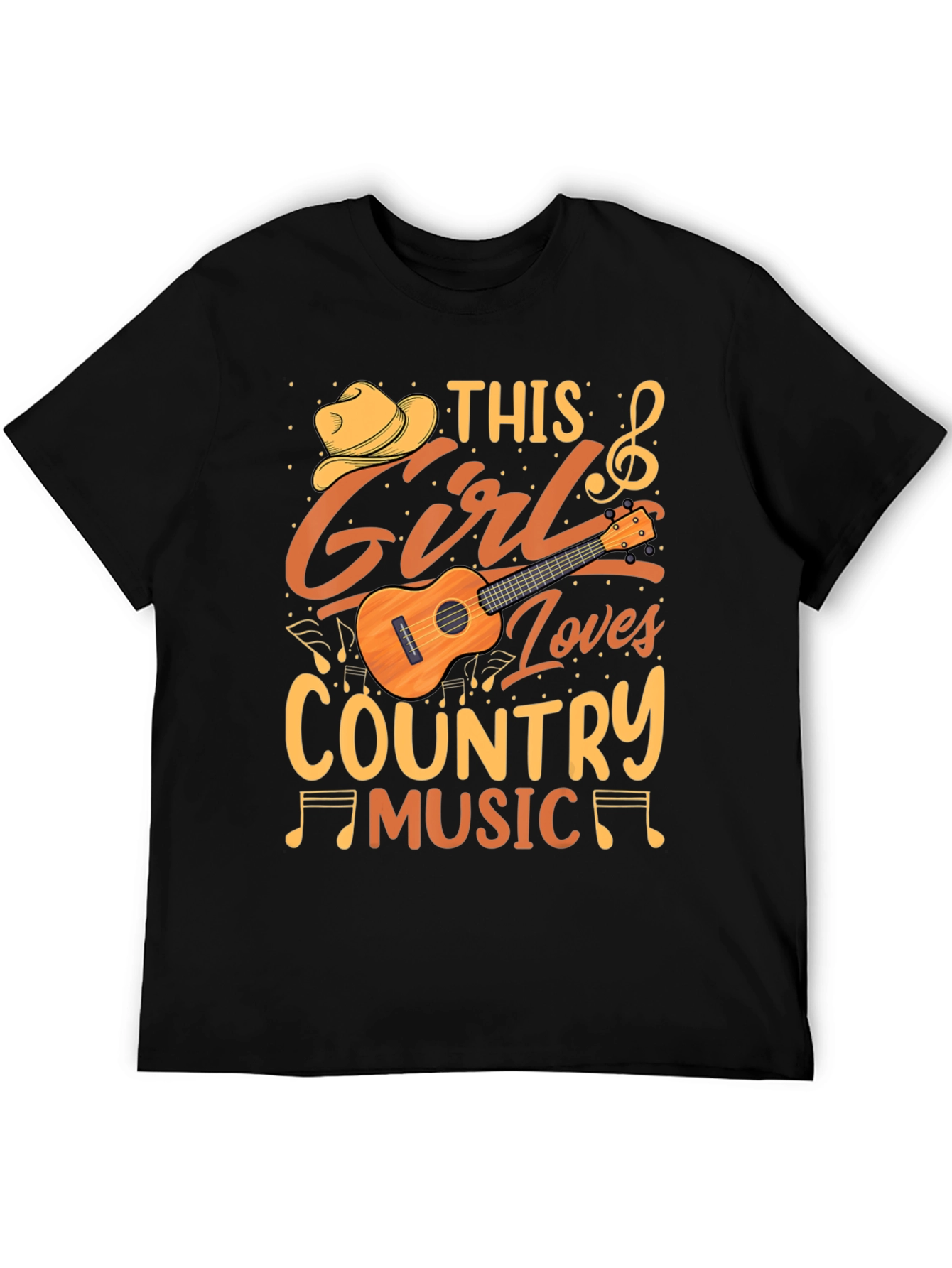 This Girl Loves Country Music Graphic Tee