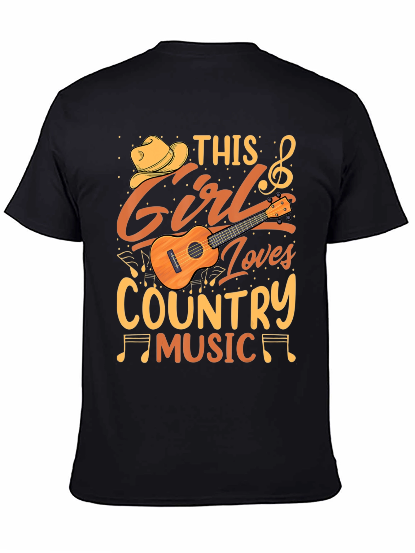 This Girl Loves Country Music Graphic Tee