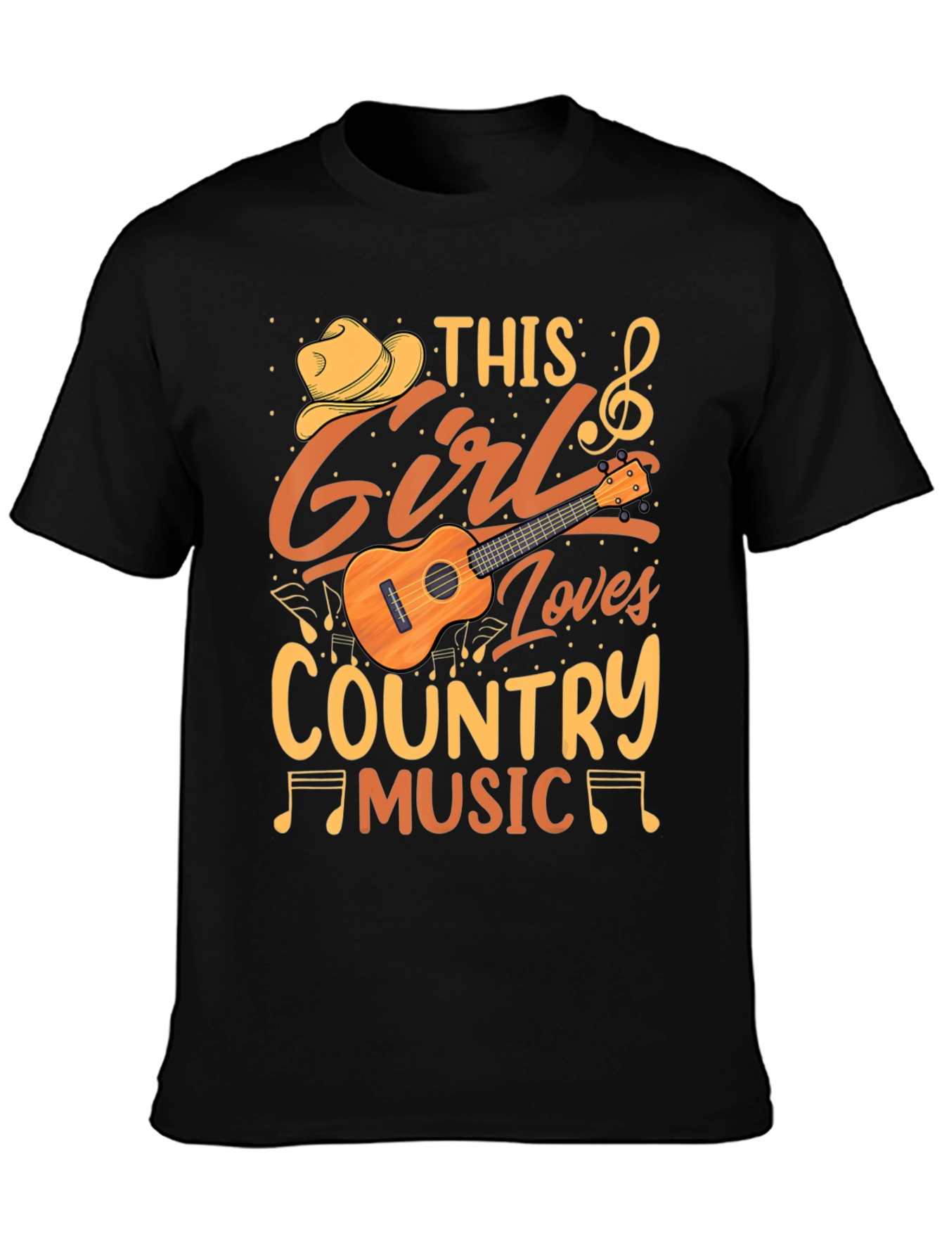 This Girl Loves Country Music Graphic Tee