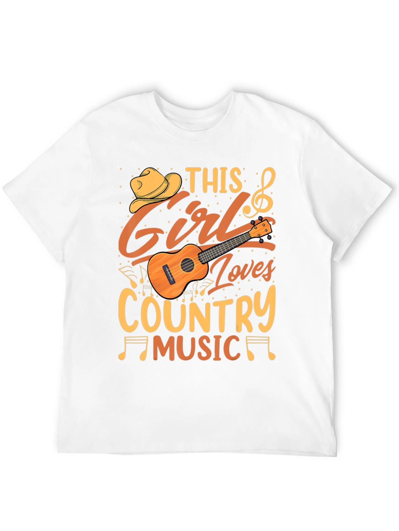 This Girl Loves Country Music Graphic Tee