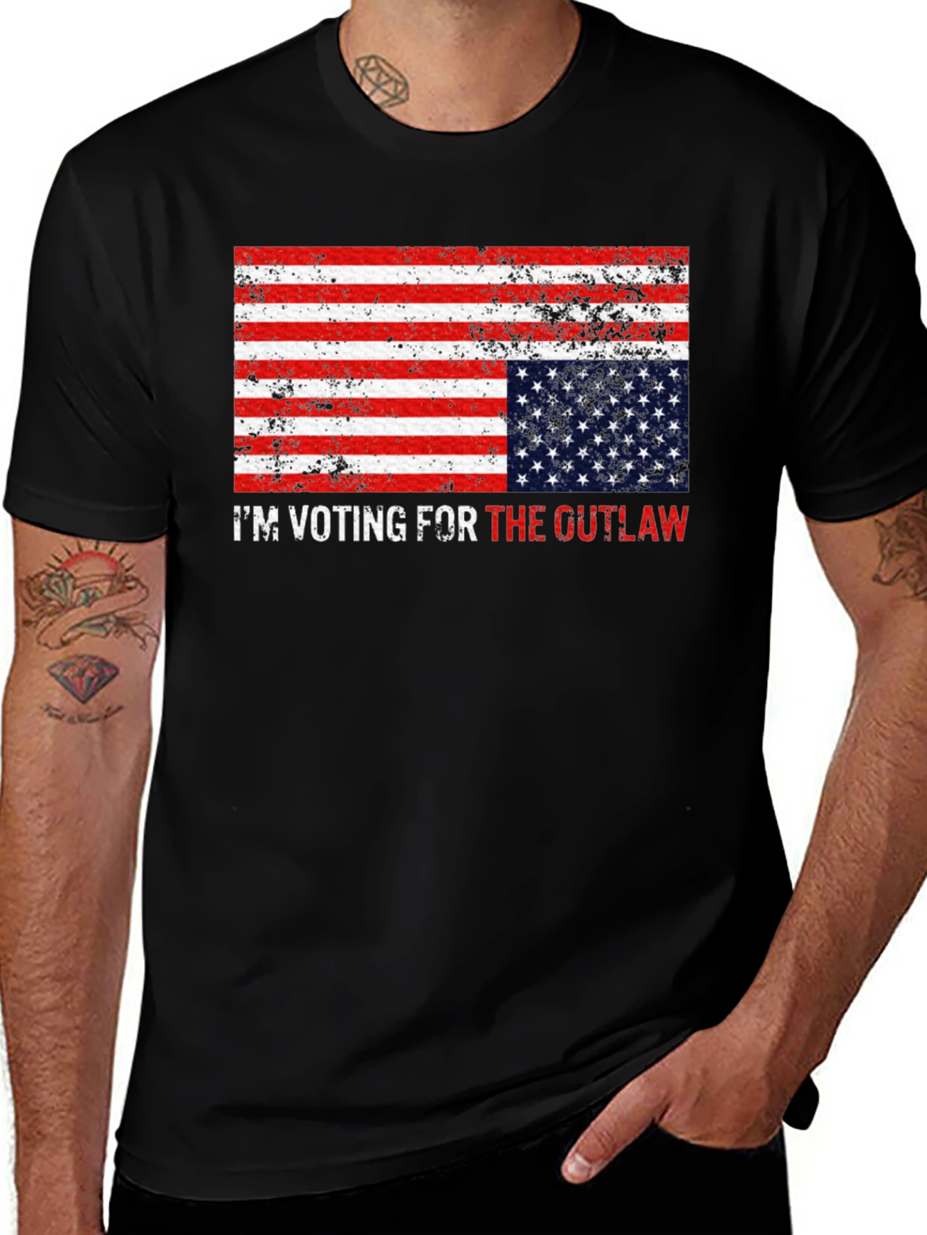 The Outlaw Patriotic T-Shirt