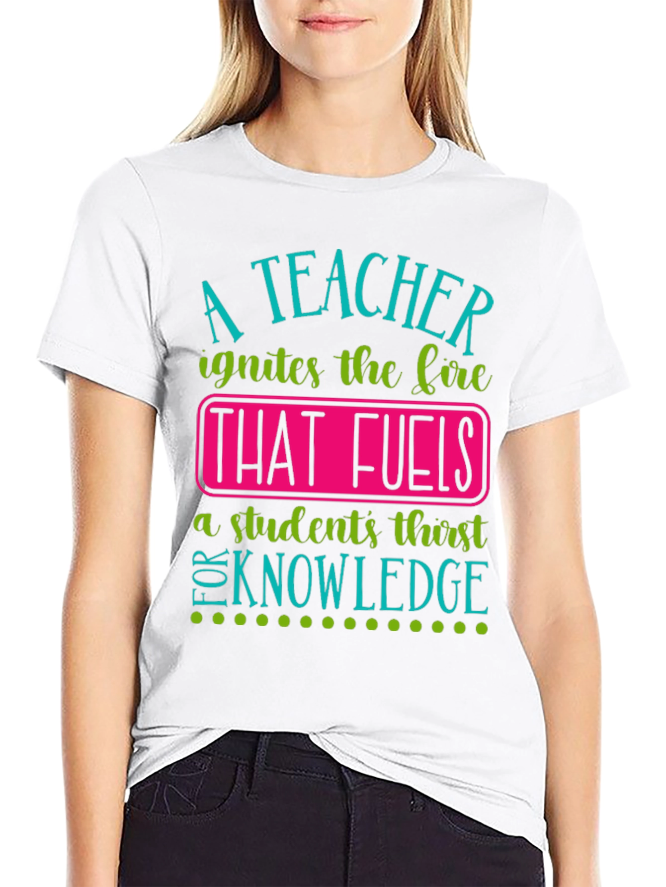 A Teacher Ignites the Fire Graphic T-Shirt