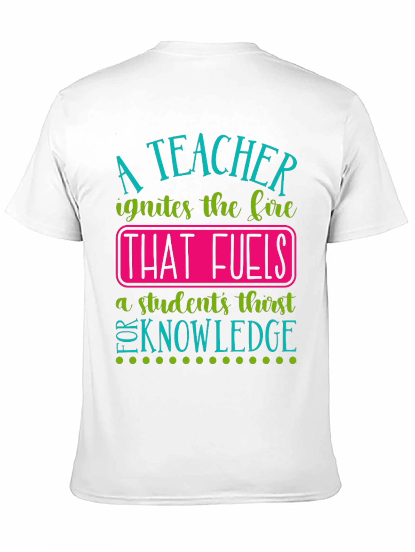 A Teacher Ignites the Fire Graphic T-Shirt