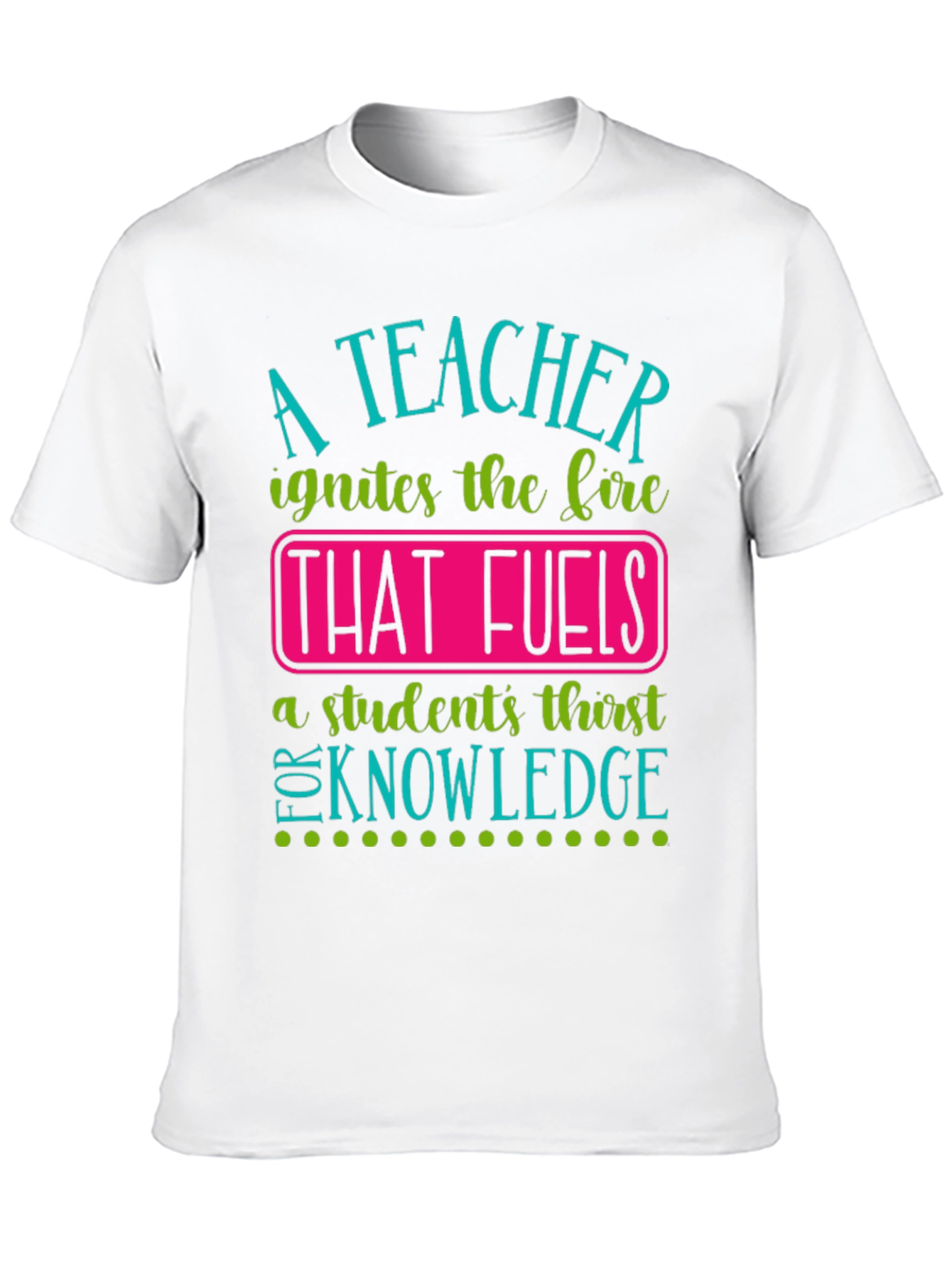 A Teacher Ignites the Fire Graphic T-Shirt