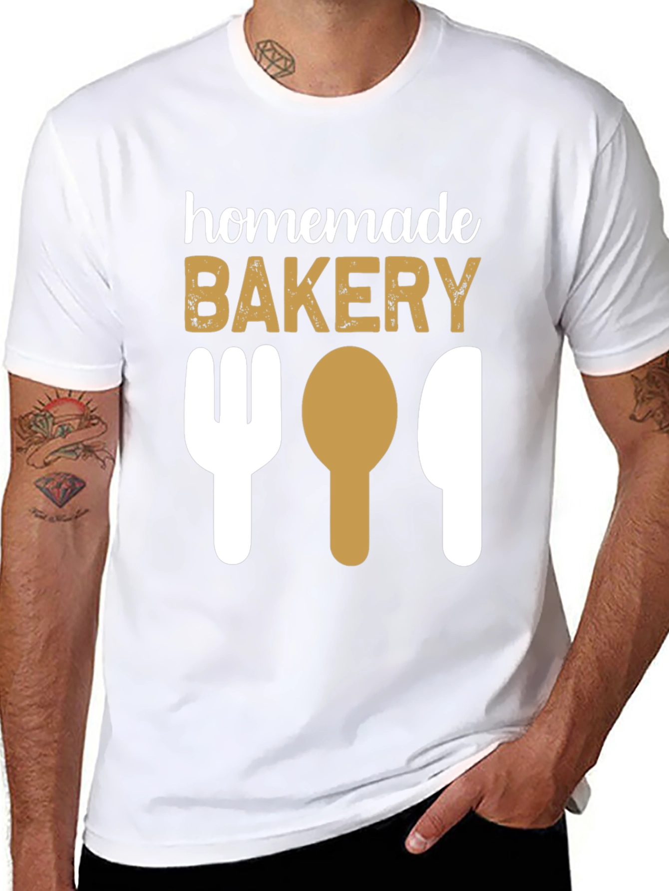 Homemade Bakery Graphic Tee - Food Lovers T-Shirt